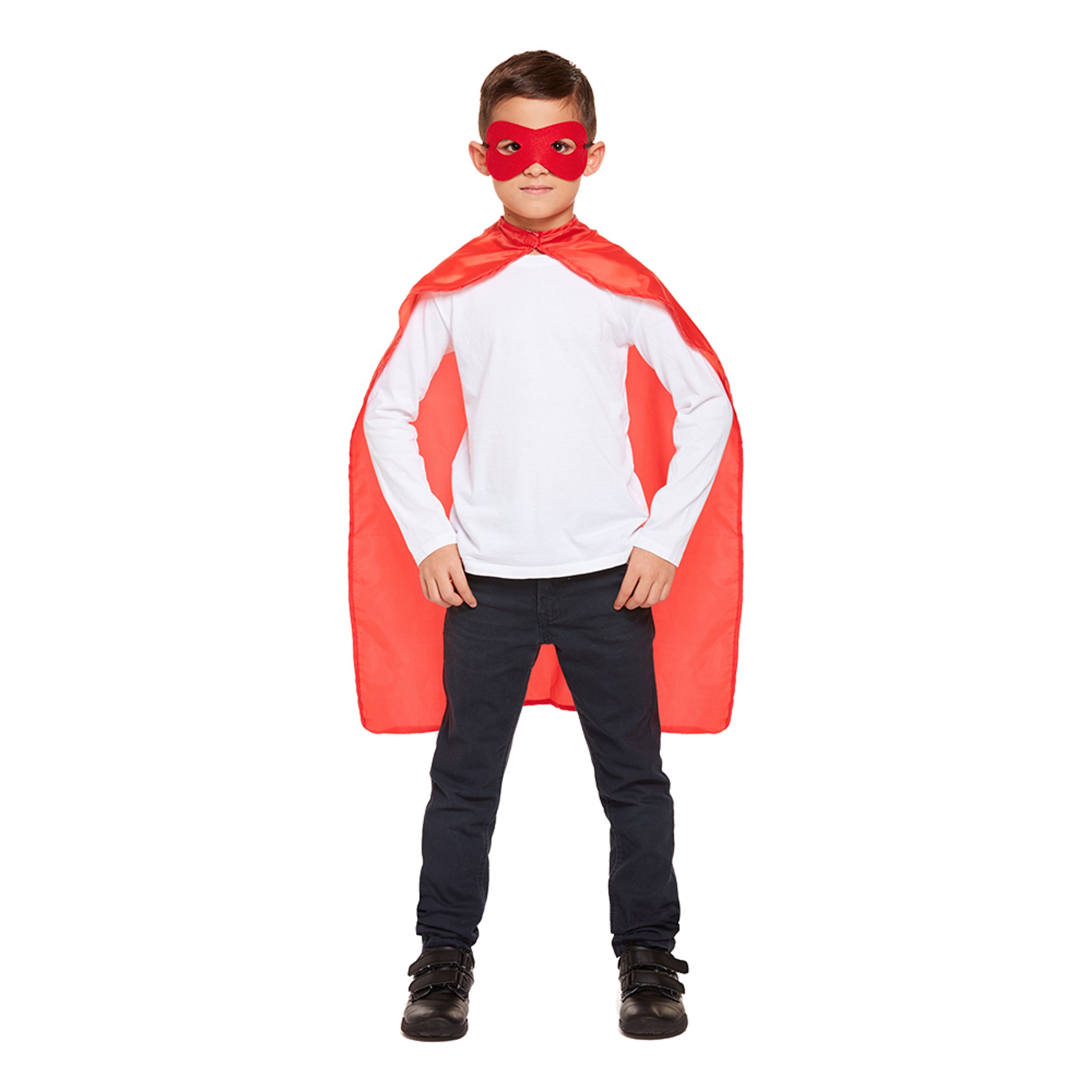 Läs mer om Superhjälte Kit för Barn Röd