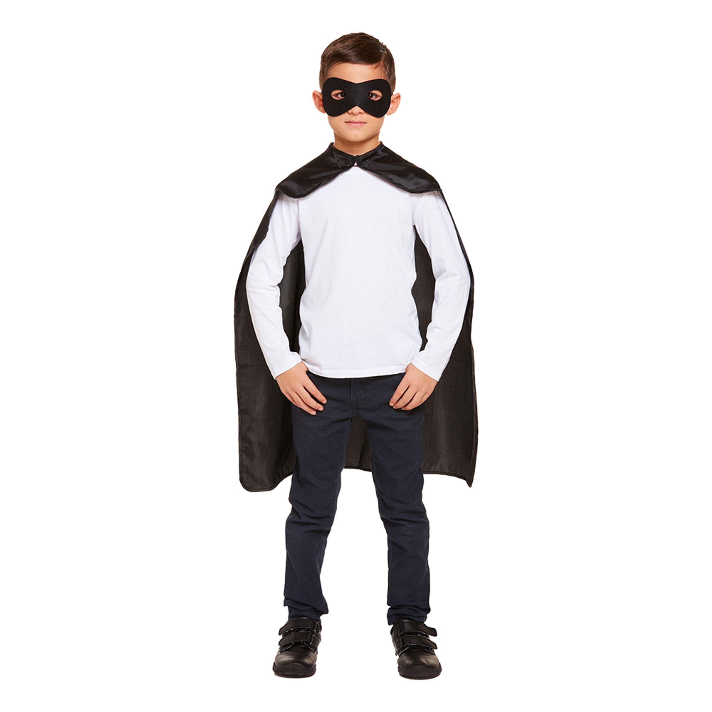 Läs mer om Superhjälte Kit för Barn Svart