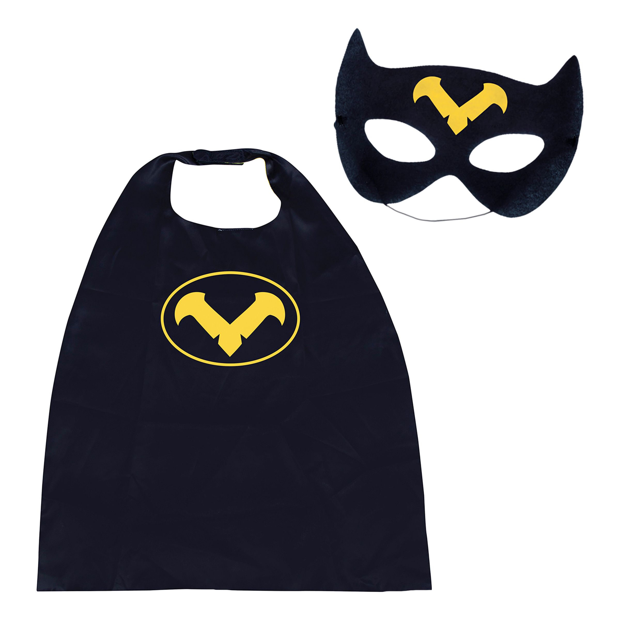 SuperhjÀlte Svart Cape med Mask för Barn | Hem - Maskerad - MaskeraddrÀkter - BarndrÀkter | Pryloteket