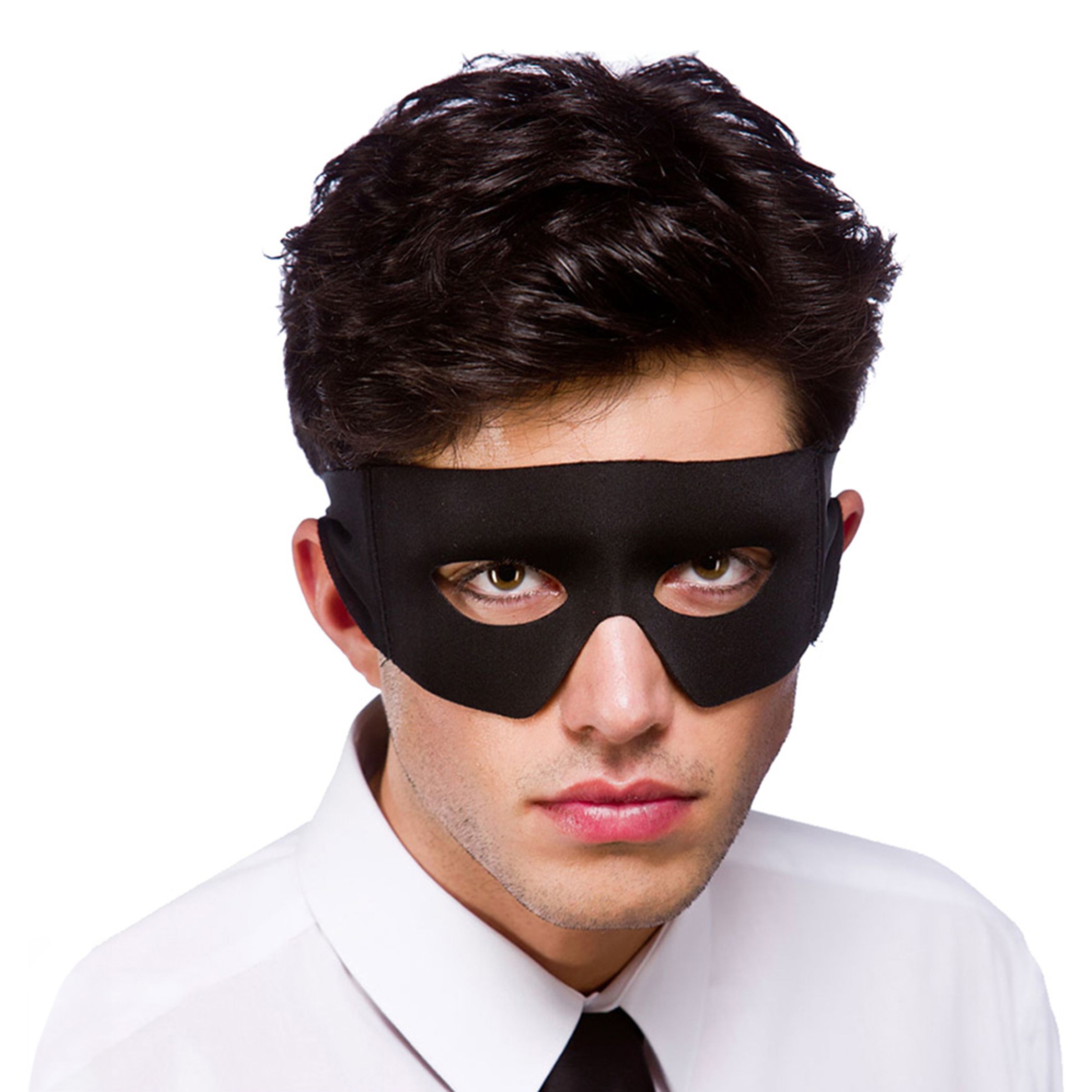 Skurk/Superhjälte Svart Ögonmask - Svart