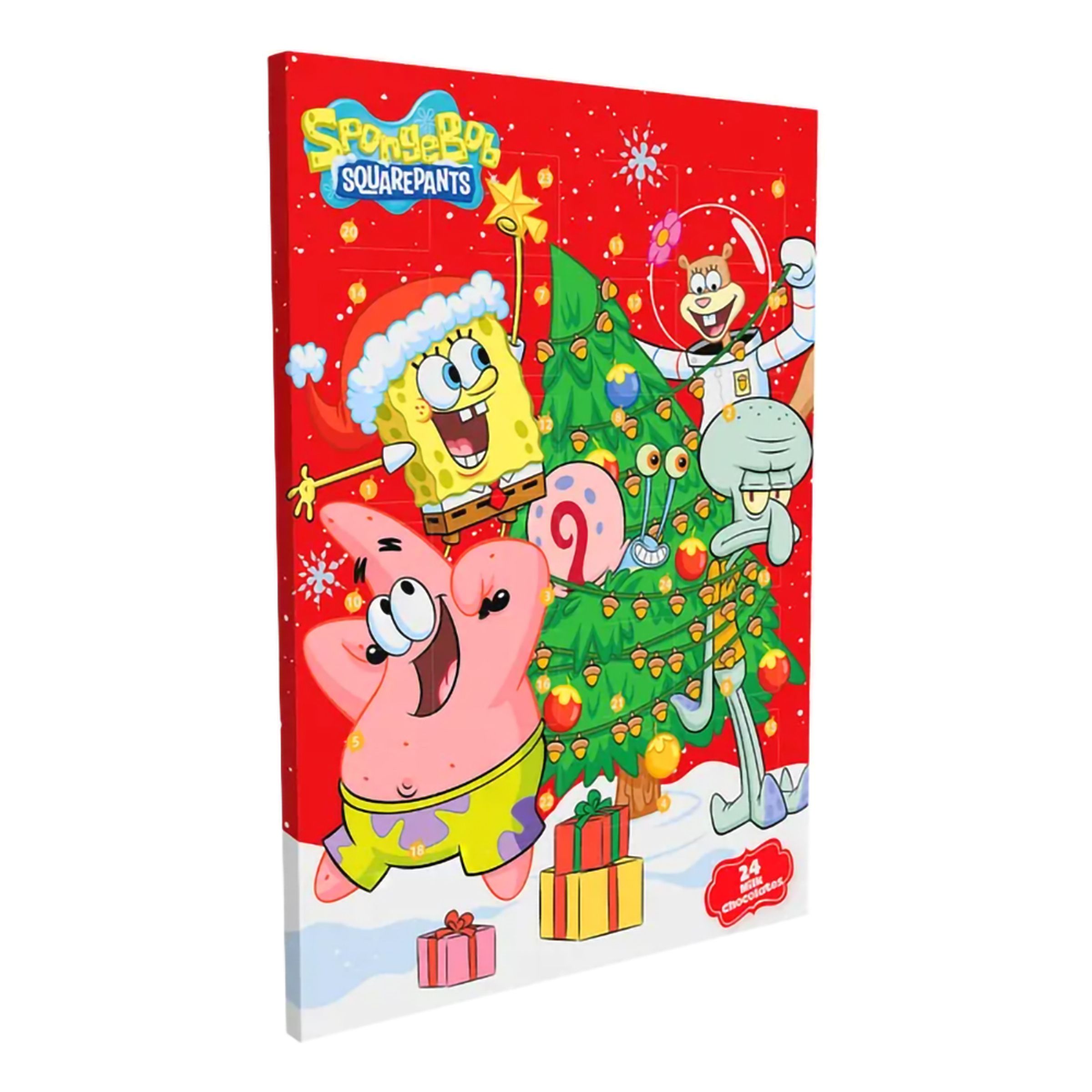 SvampBob Fyrkant Adventskalender - 50 gram