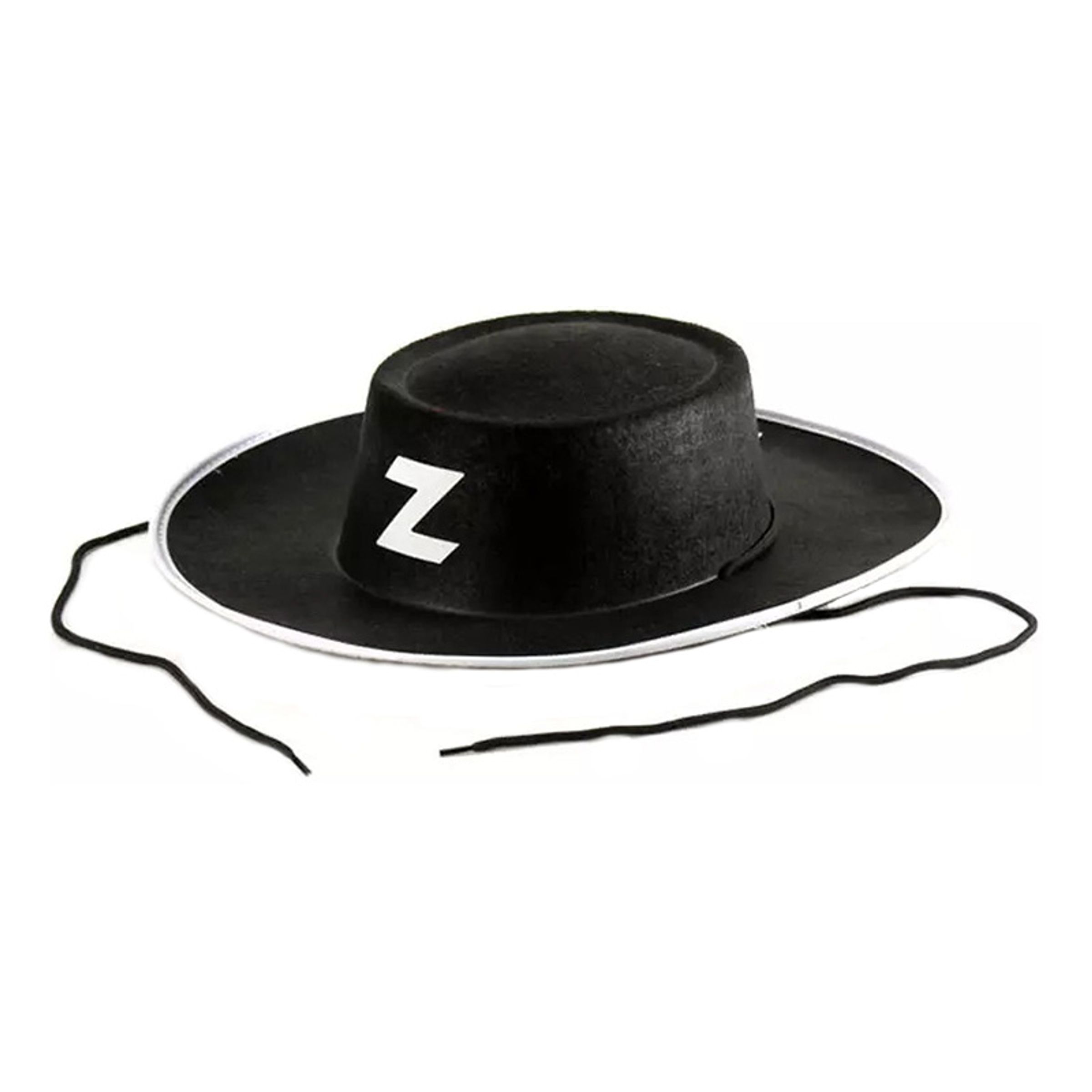 Läs mer om Svart Bandit Hatt - One size