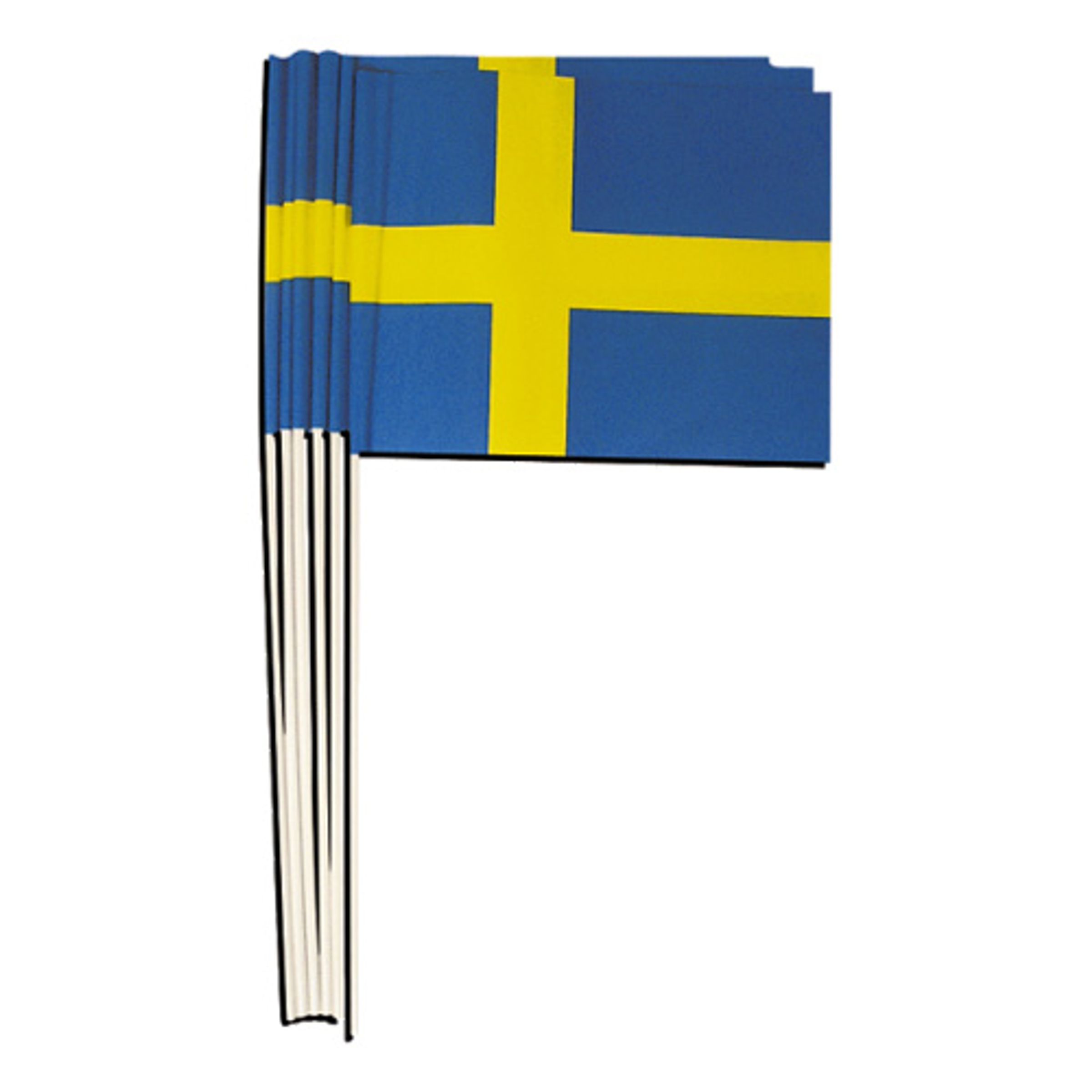 Läs mer om Sverigeflagga på Pinne - 1-pack