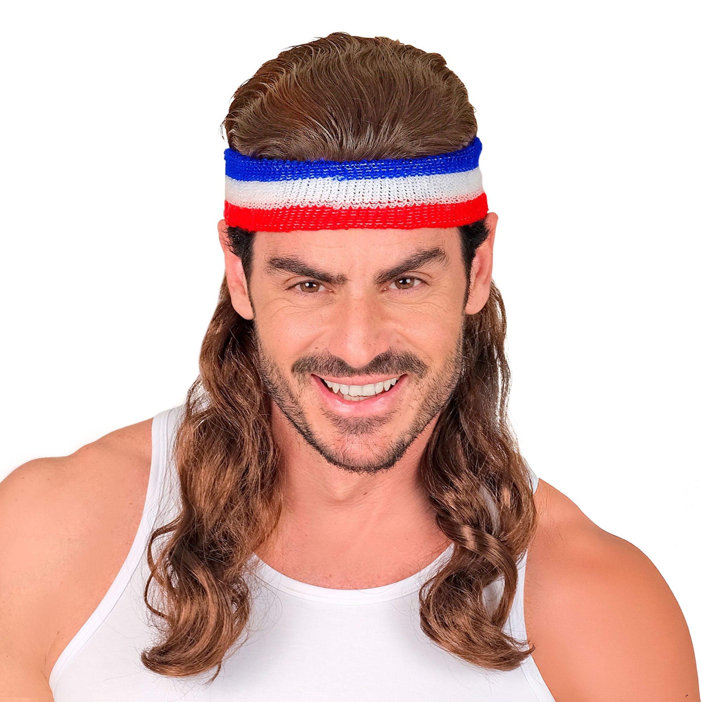 Svettband med Hår | Hem - Maskerad - Tillbehör - Maskeradaccessoarer | Party Outlet