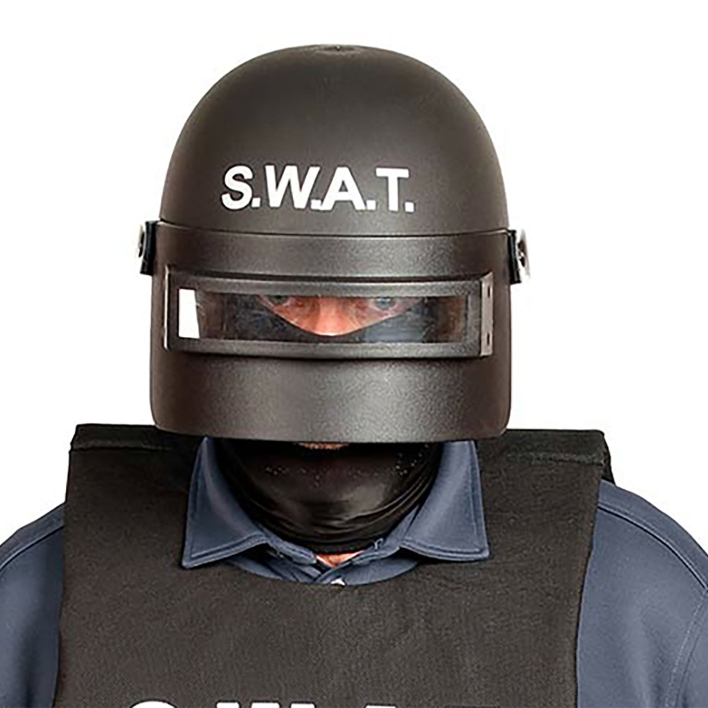 S.W.A.T. Hjälm med Visir - One size