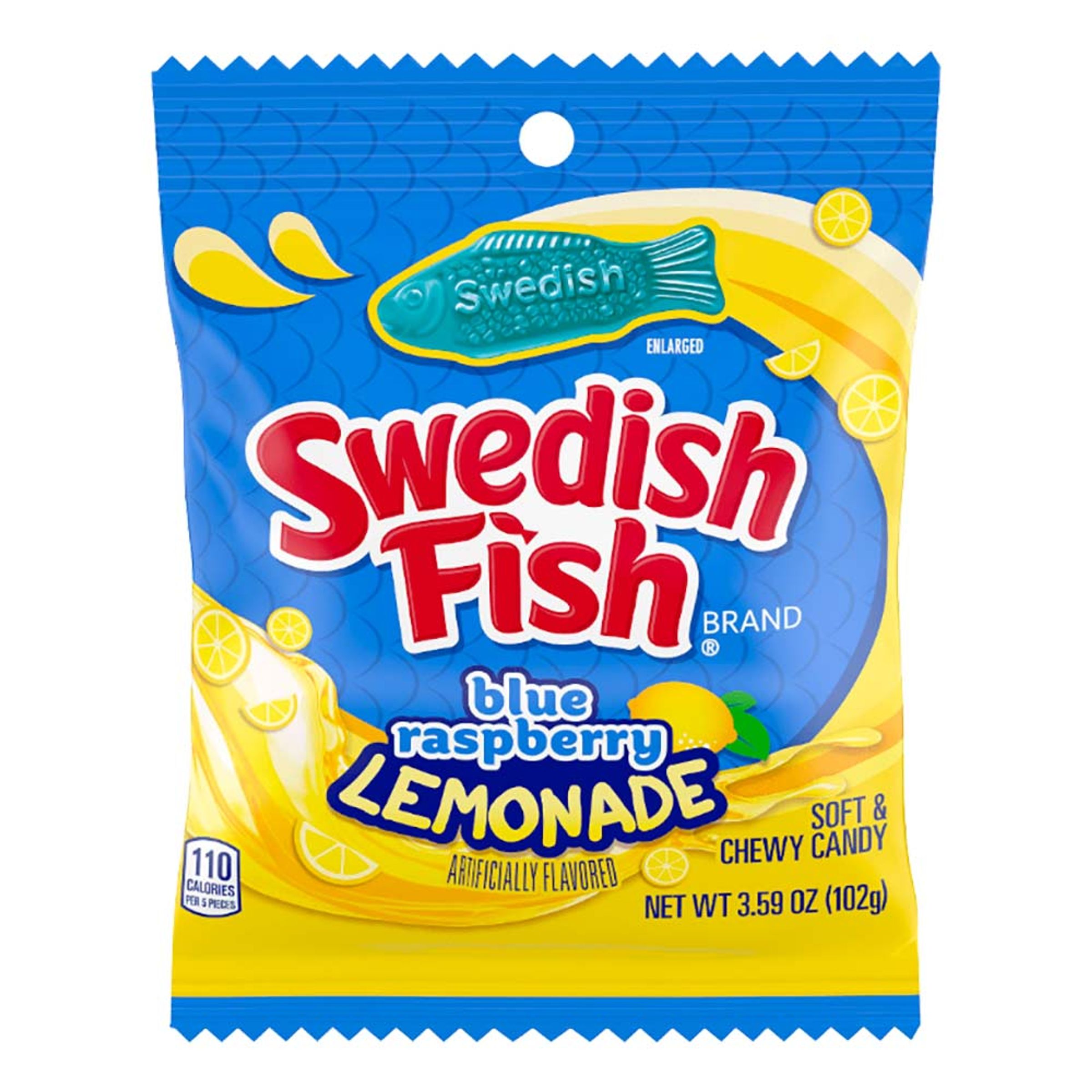 Swedish Fish Blue Raspberry Lemonade - 102 gram