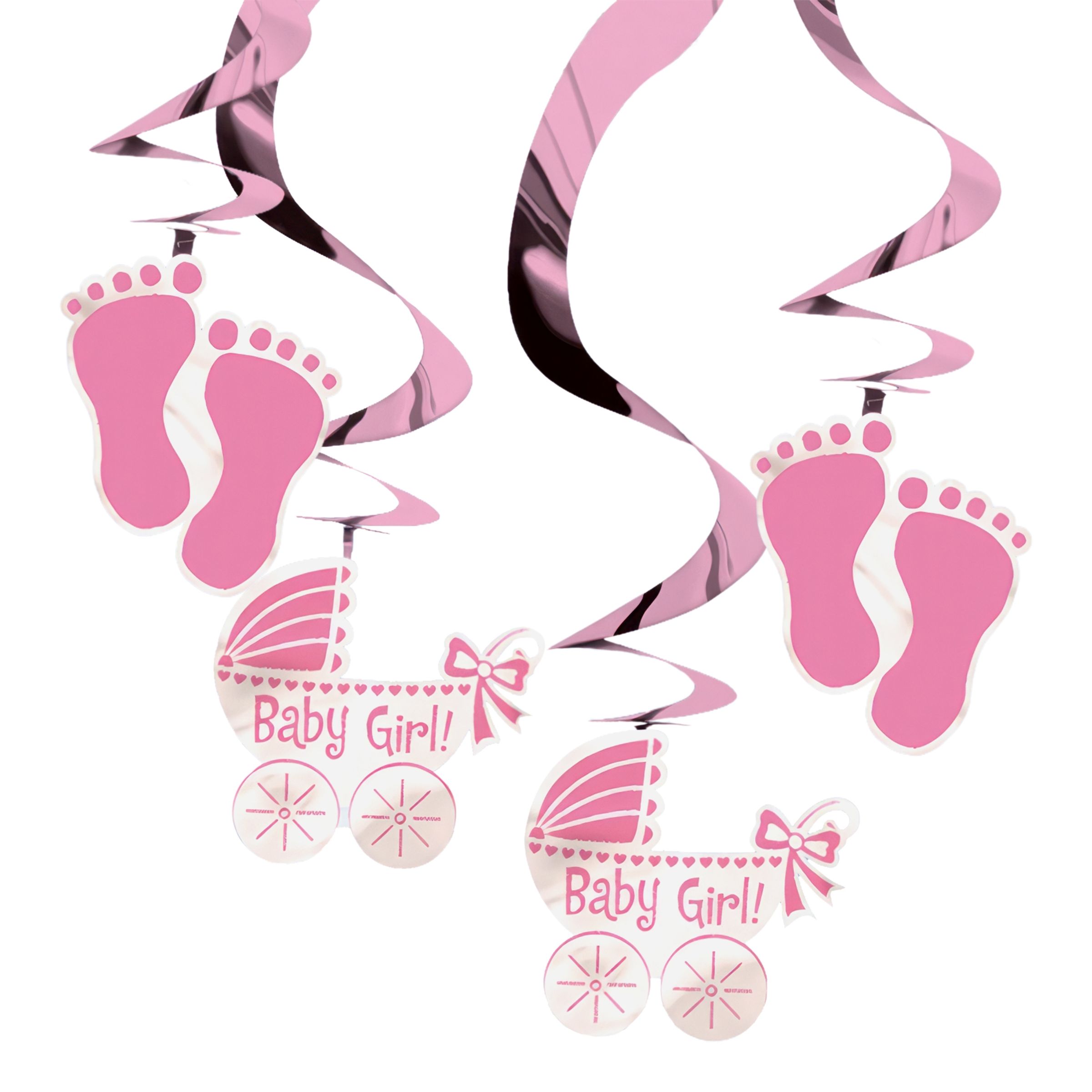 Läs mer om Swirls Baby Girl Rosa - 5-pack