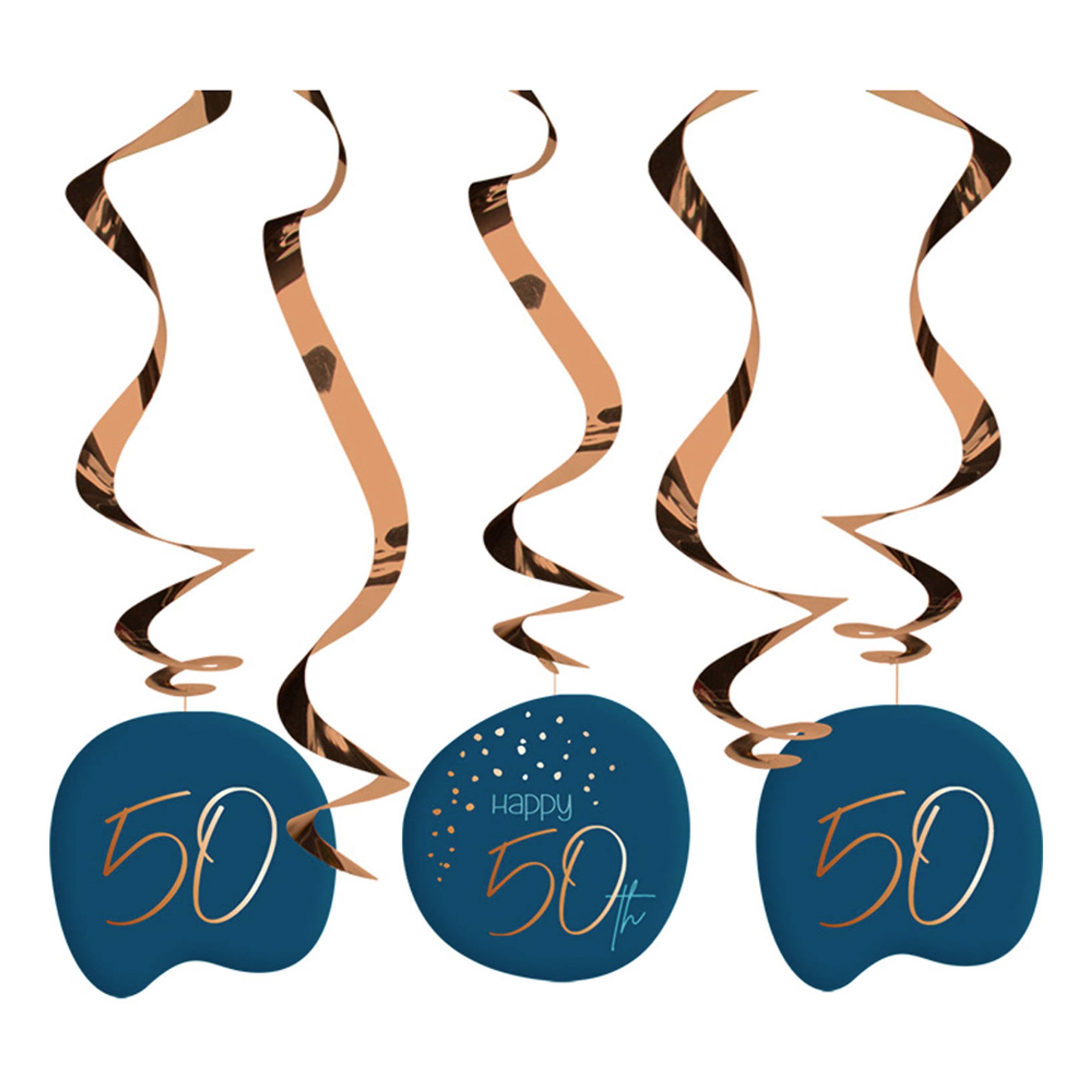 Läs mer om Swirls Happy 50th True Blue - 5-pack