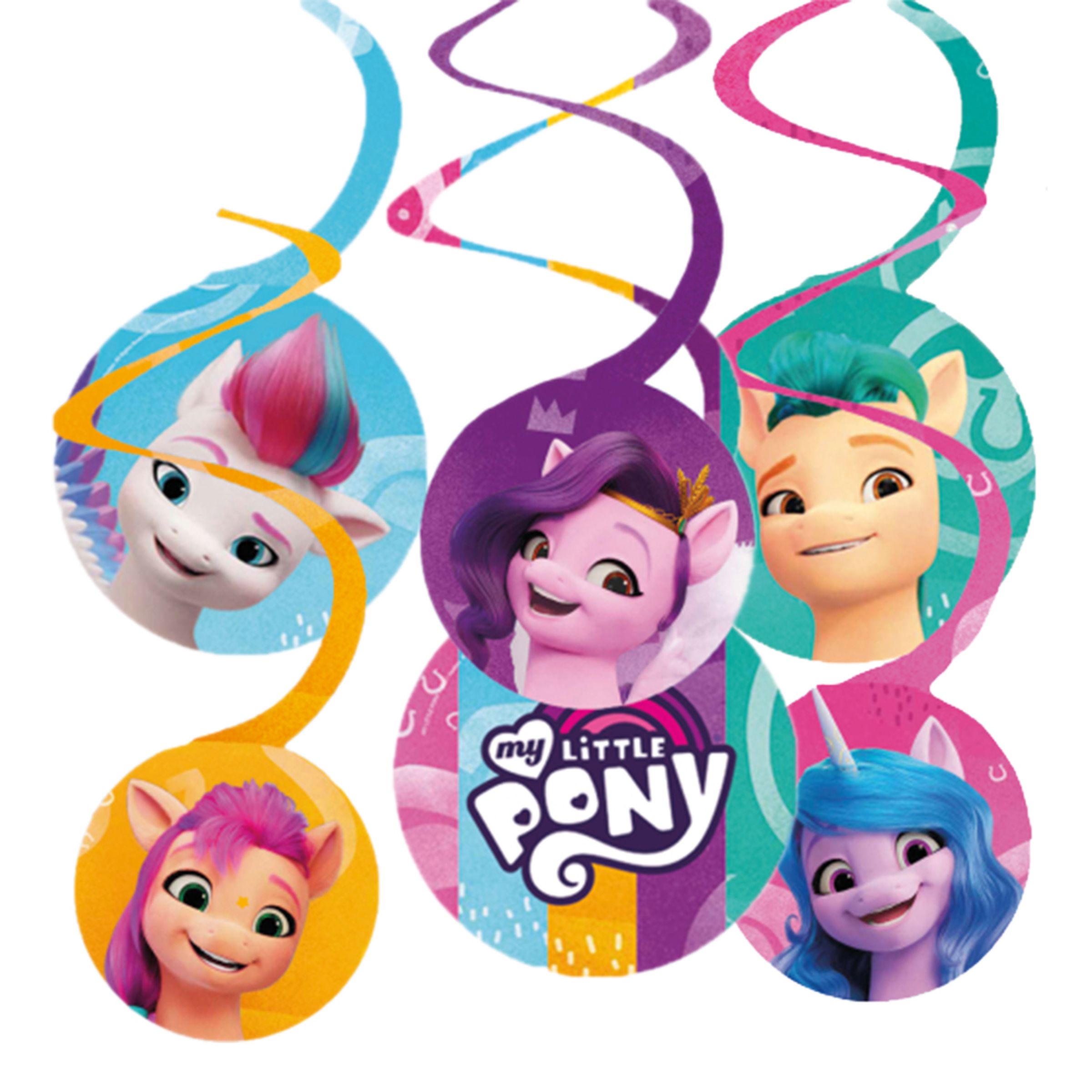 Läs mer om Swirls My Little Pony Hängande Dekoration - 6-pack