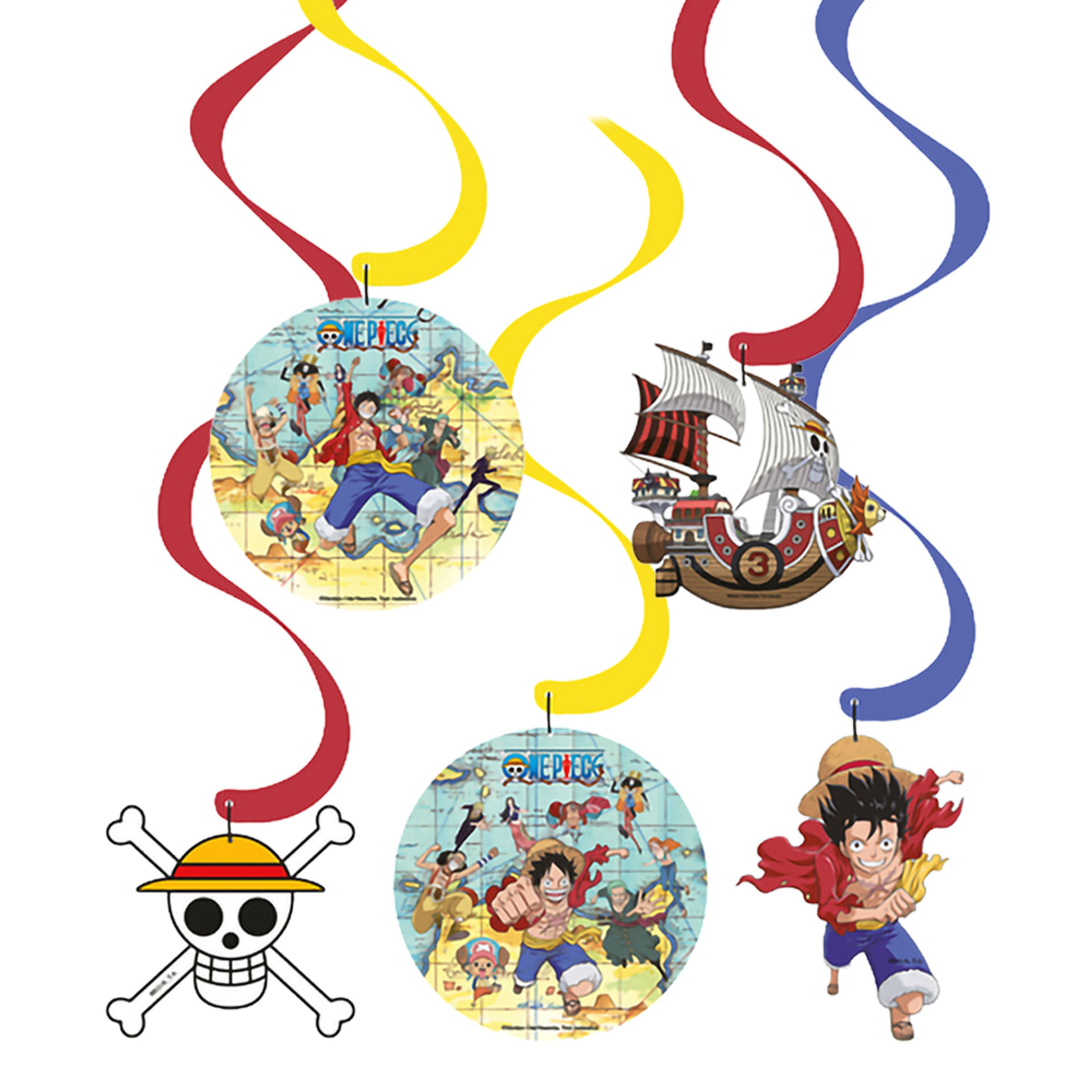 Swirls One Piece - 5-pack | Hem - Festartiklar - Festdekoration - Pappersdekorationer | Maskeradspecialisten