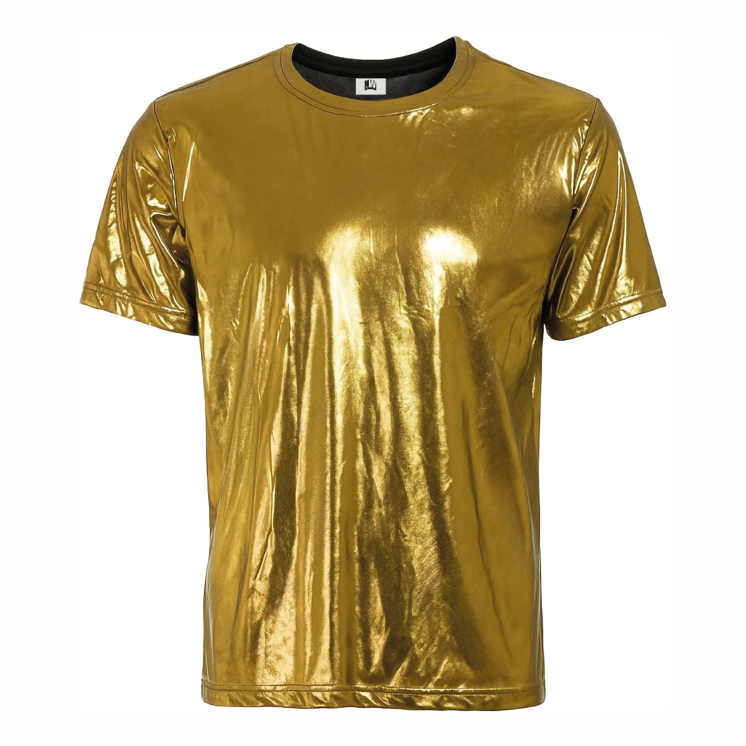 T-shirt Guld Metallic - Small | Hem - Roliga Prylar - Kläder - T-Shirts | Party Outlet