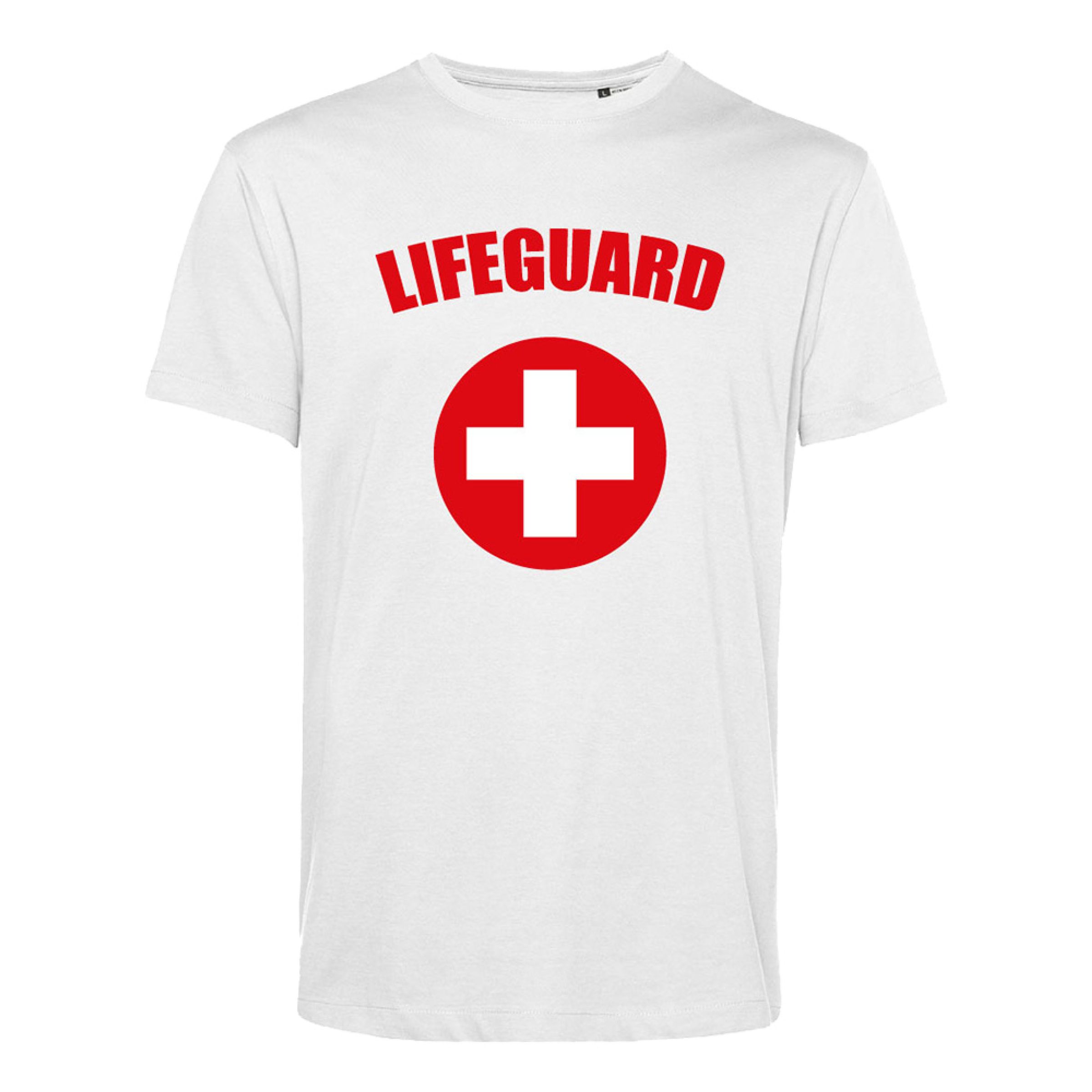 T-shirt Lifeguard Vit - Small | Hem - Roliga Prylar - Kläder - T-Shirts | Pryloteket