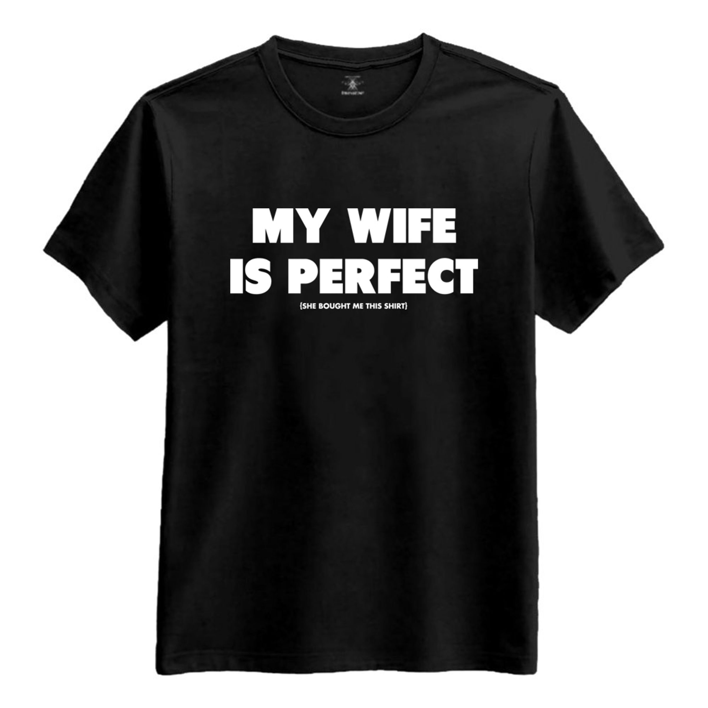 Läs mer om My Wife Is Perfect T-Shirt - Small