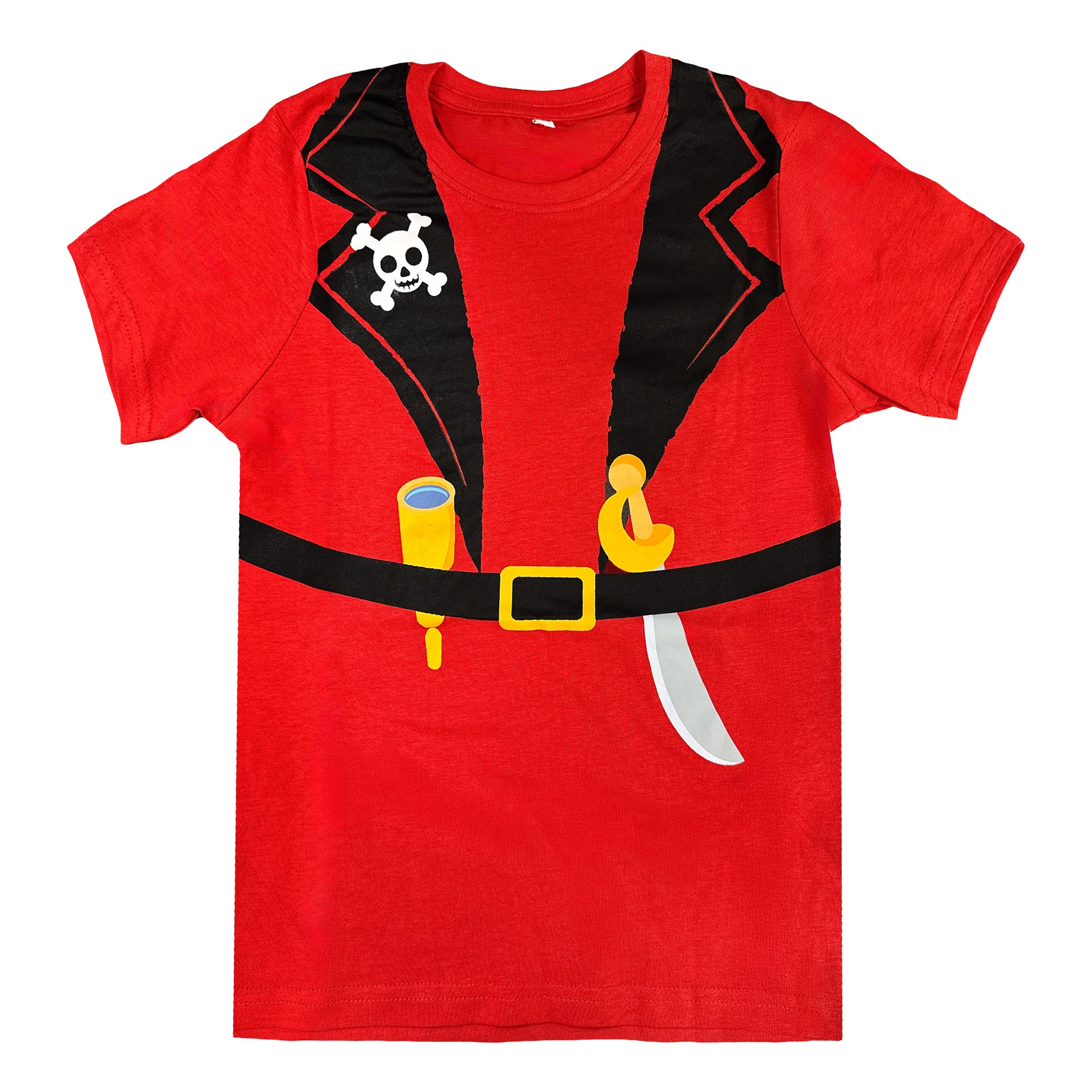 T-shirt Pirat för Barn - X-Small | Hem - Maskerad - Maskeraddräkter - Piratdräkter | Pryloteket