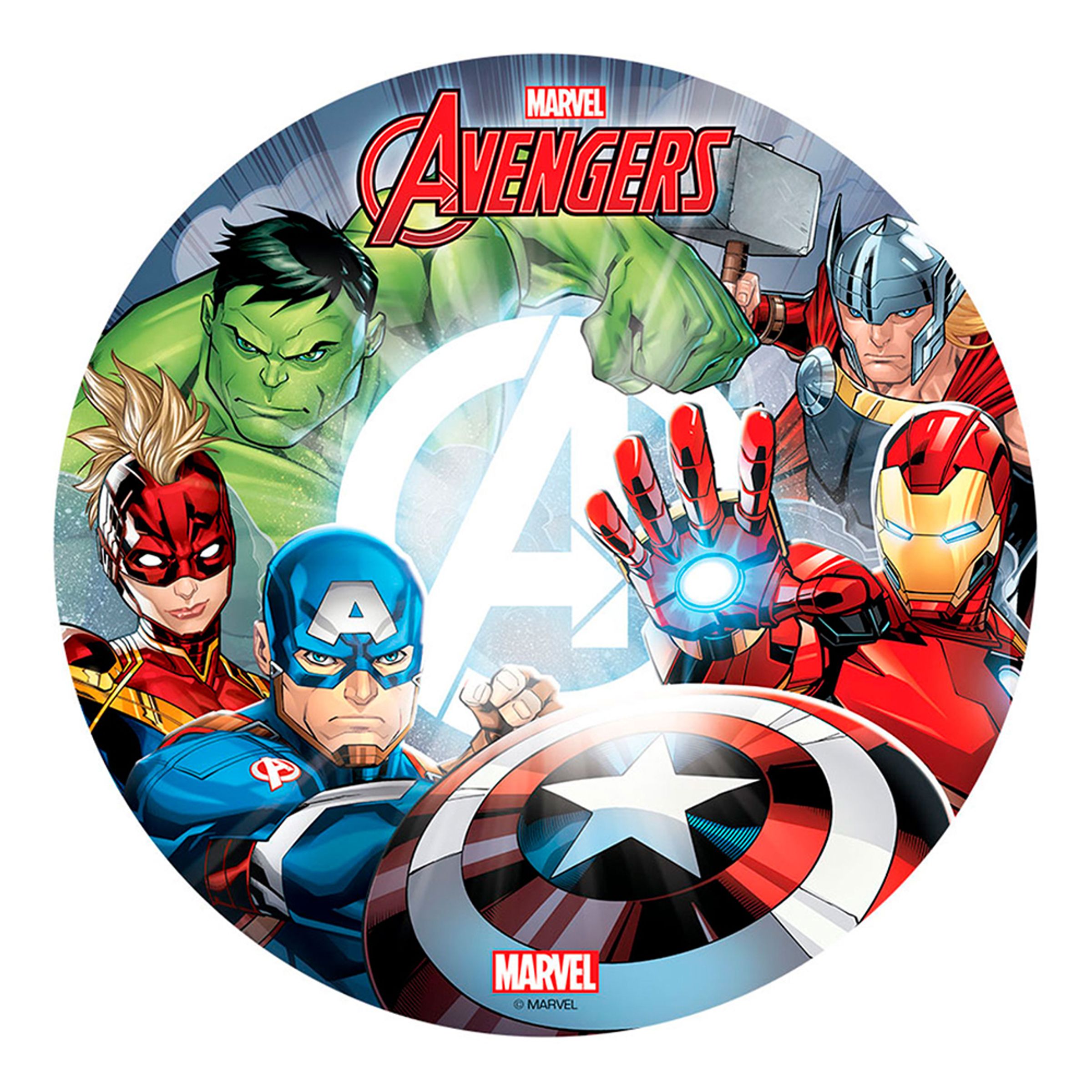 Läs mer om Tårtbild Avengers