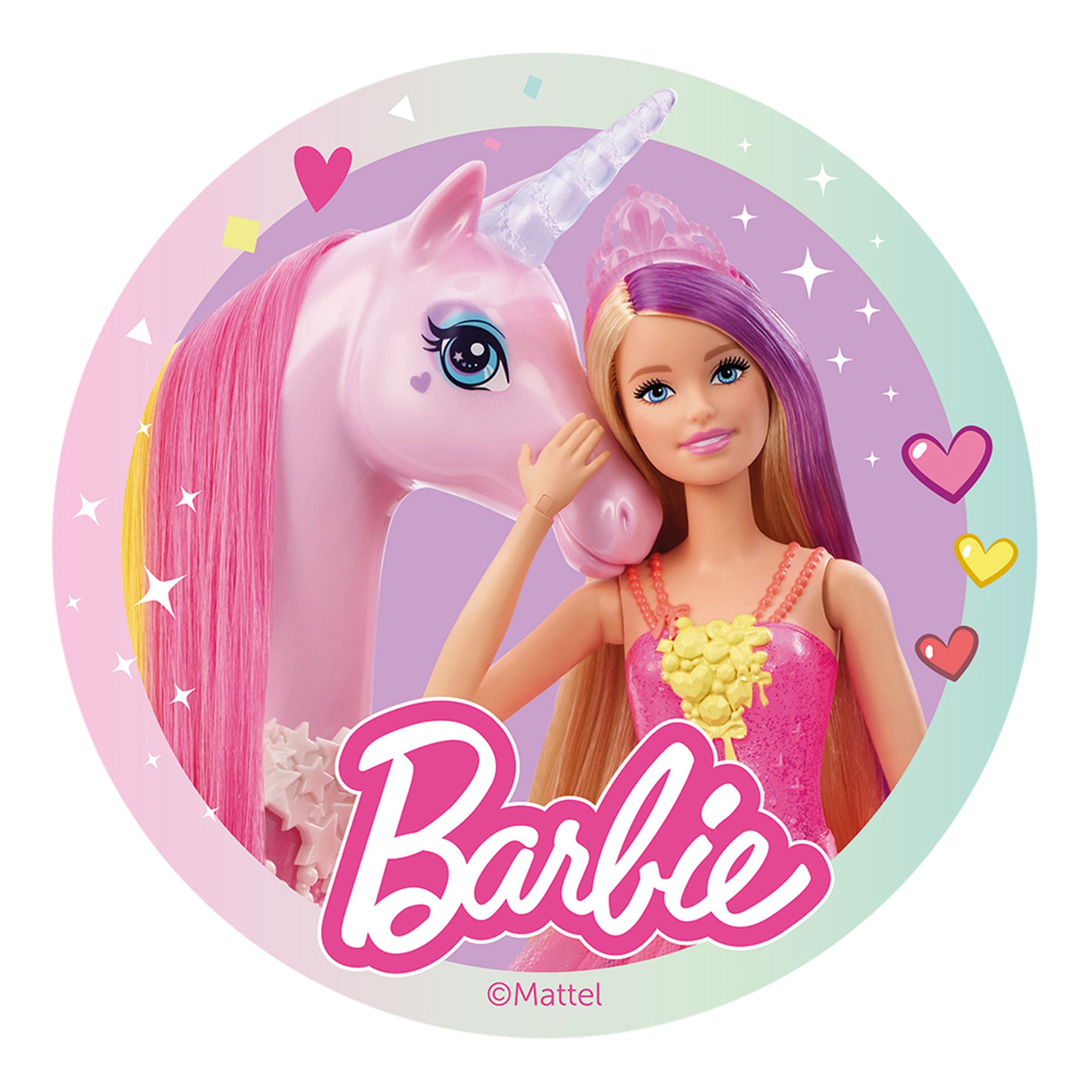 Tårtbild Barbie