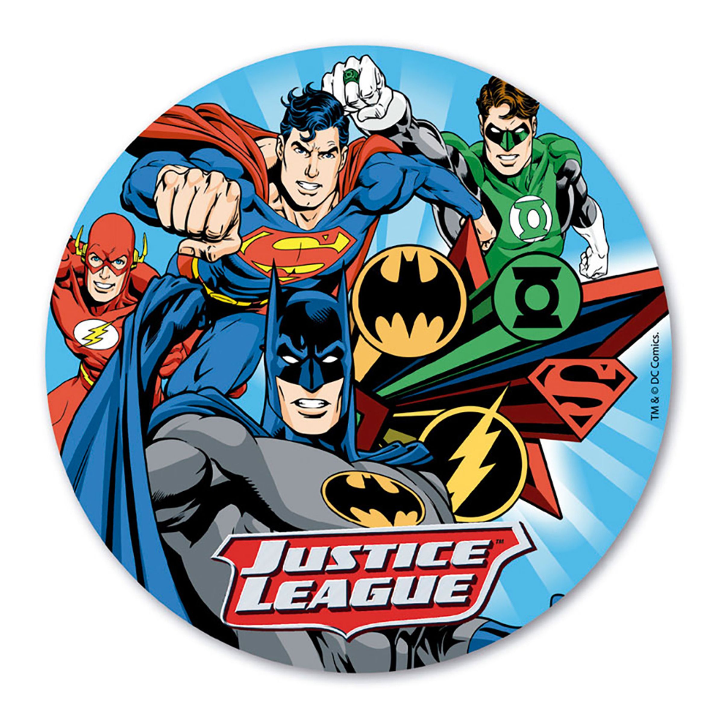 Läs mer om Tårtbild Justice League