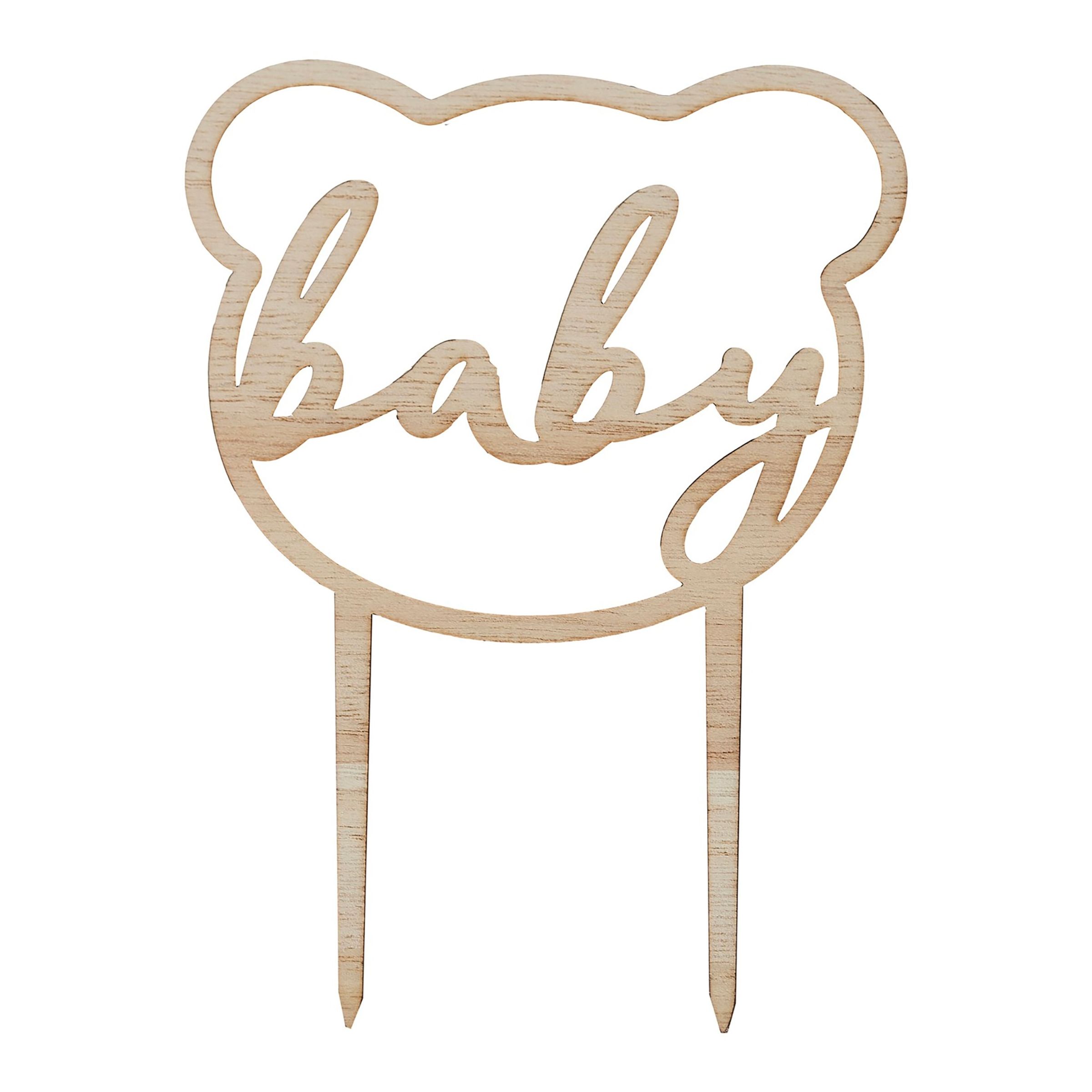 Läs mer om Tårtdekoration Baby Teddy Bear