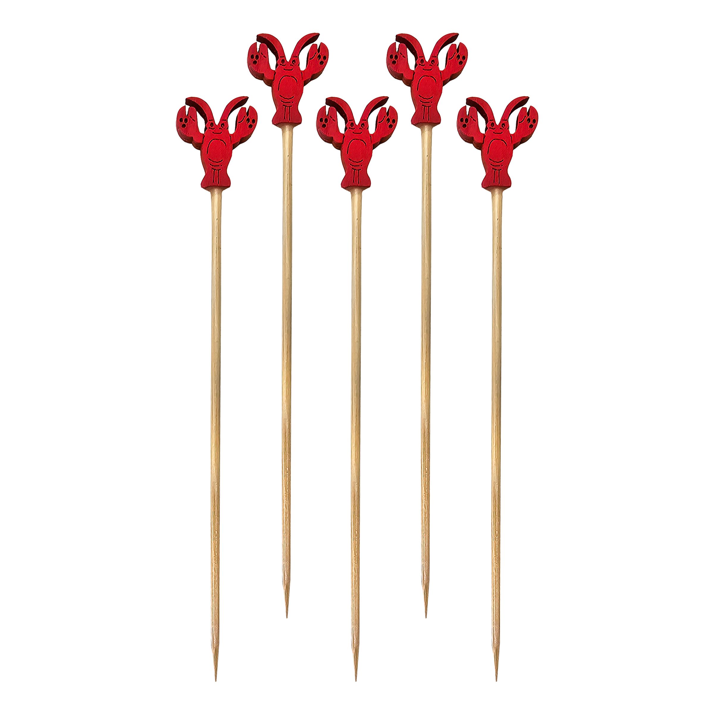 Partypicks Kräftskiva - 12-pack | Hem - Festartiklar - Festdekoration - Tårtdekorationer | Pryloteket