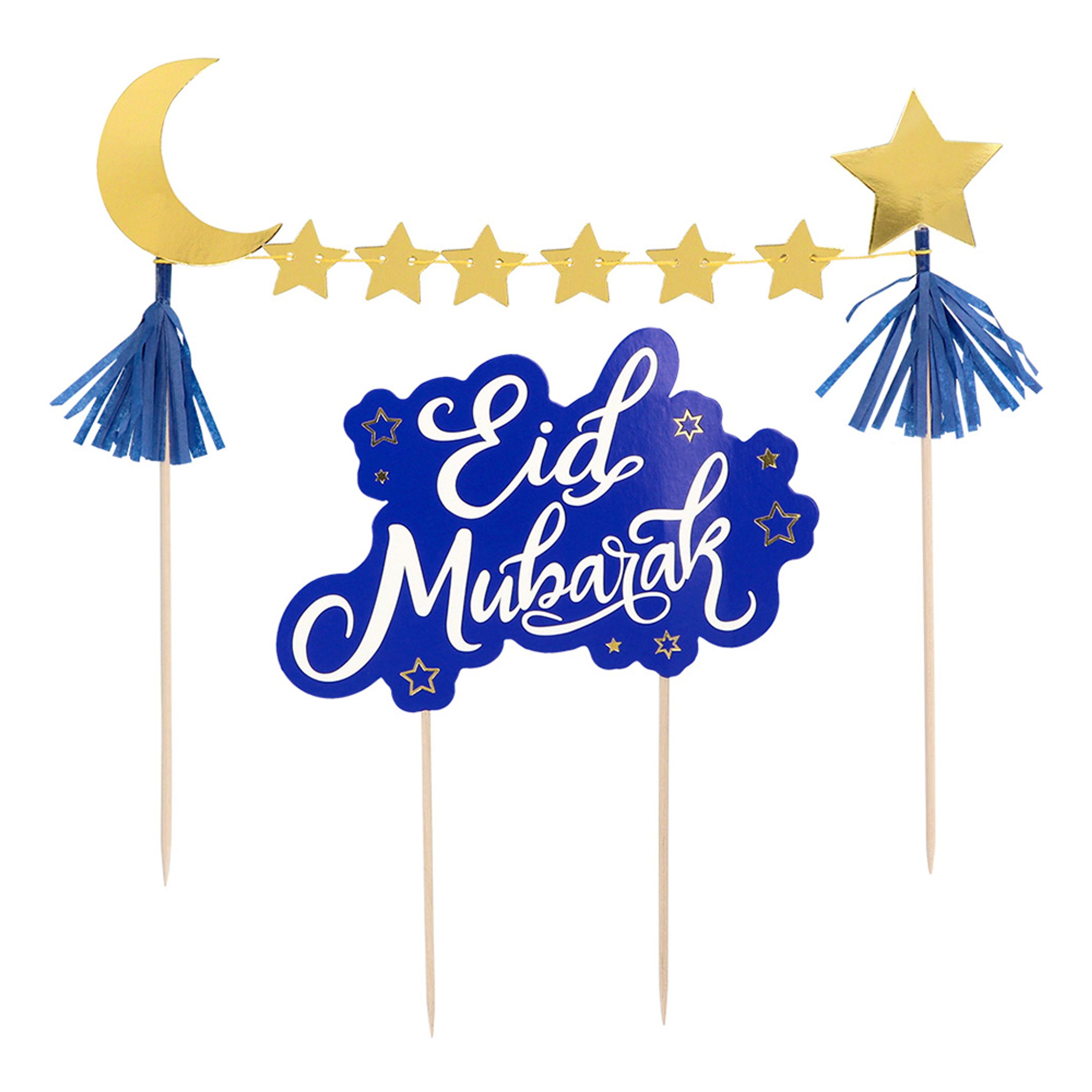 Tårtdekorationskit Eid Mubarak