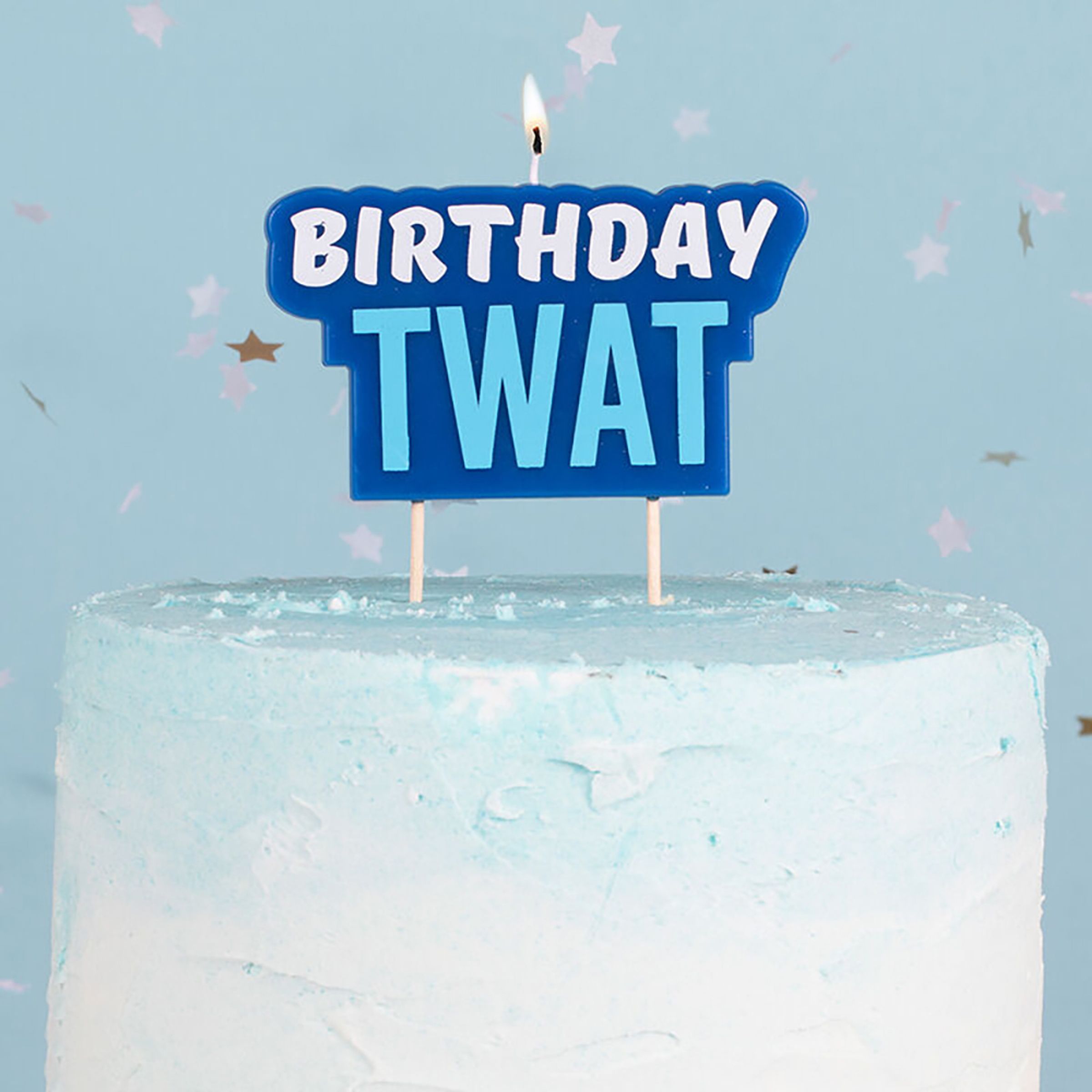 Tårtljus Birthday Twat - 1-pack
