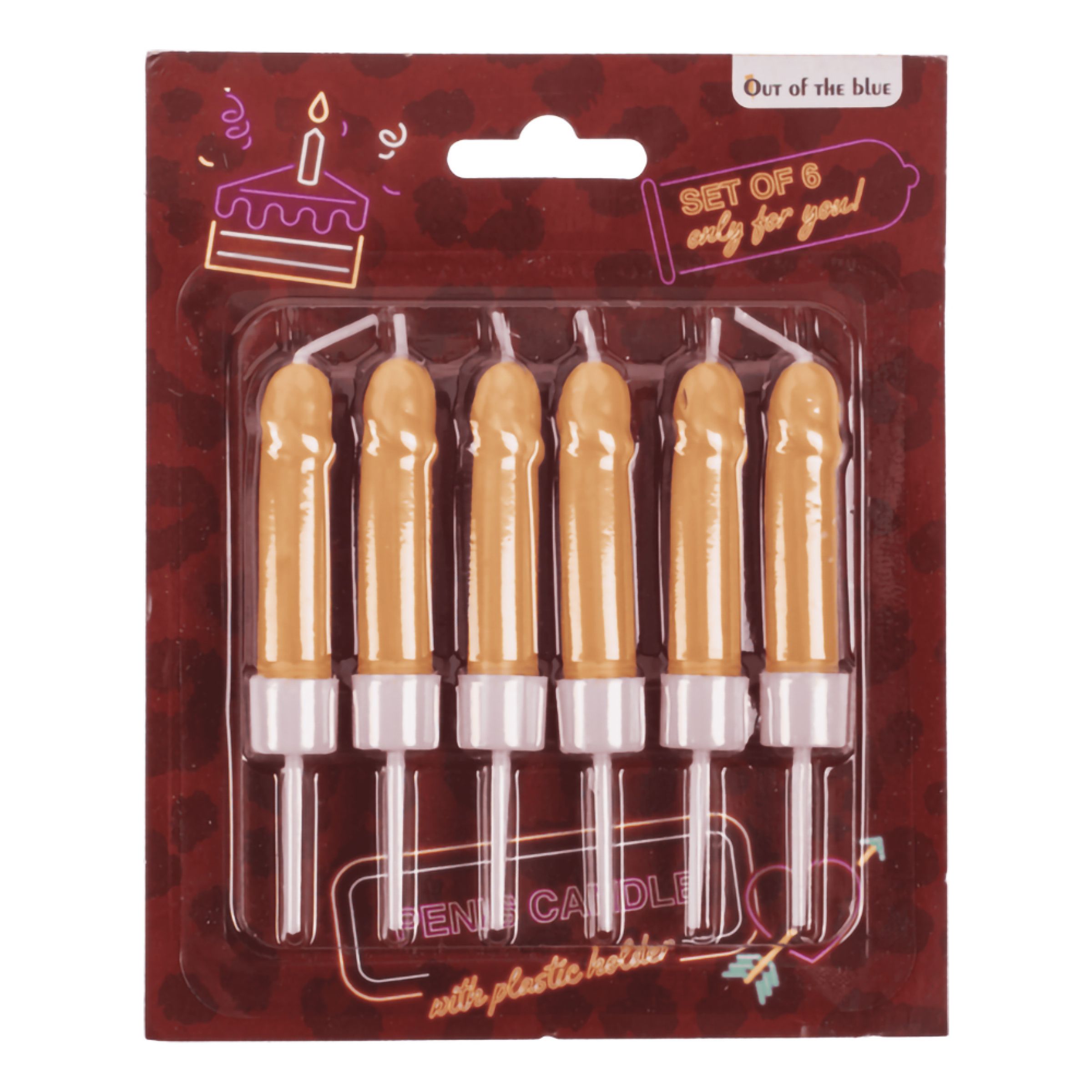 Tårtljus Penisar - 6-pack | Hem - Roliga Prylar - Sex & Lust - Sexspex | Pryloteket