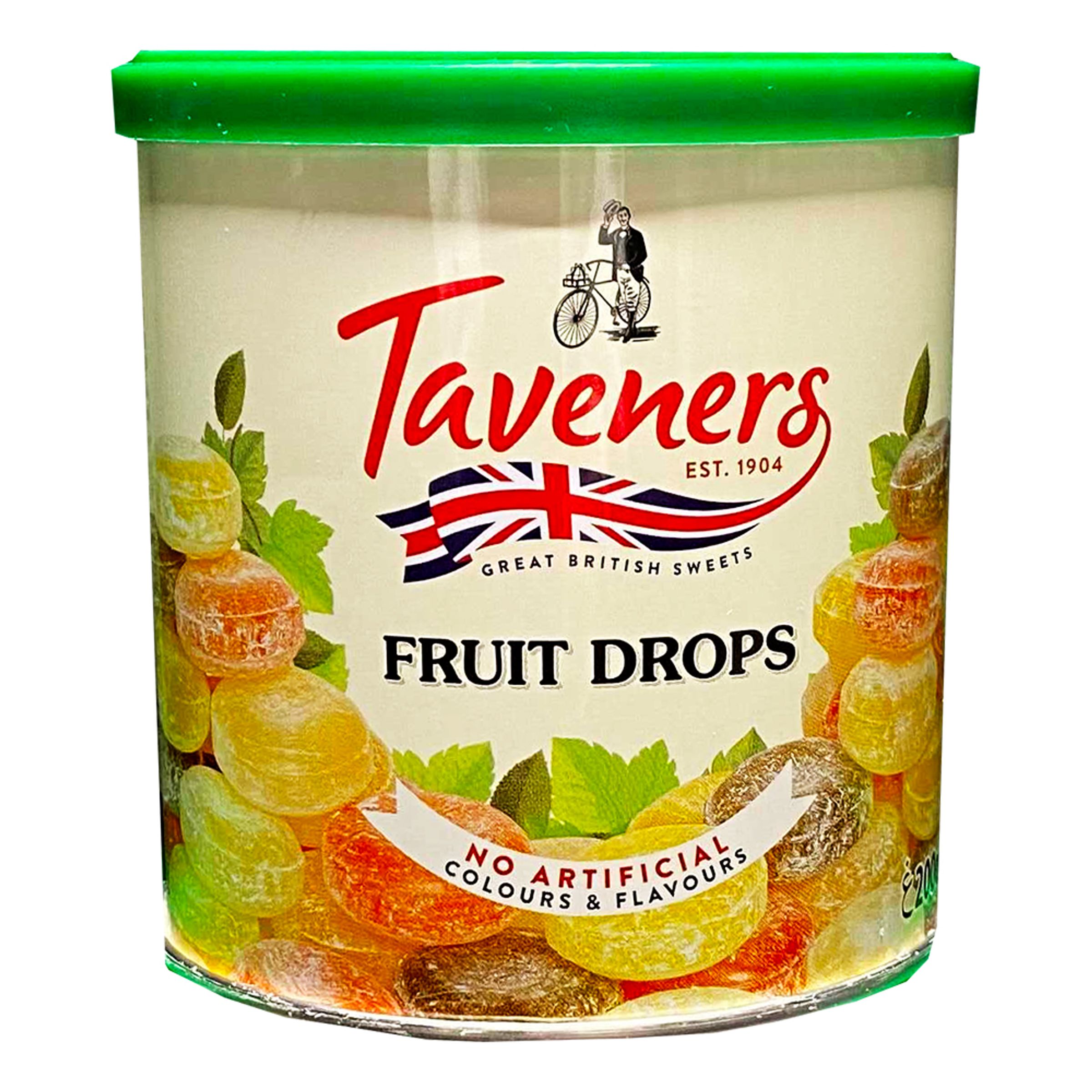 Taveners Fruit Drops i Burk - 200 gram