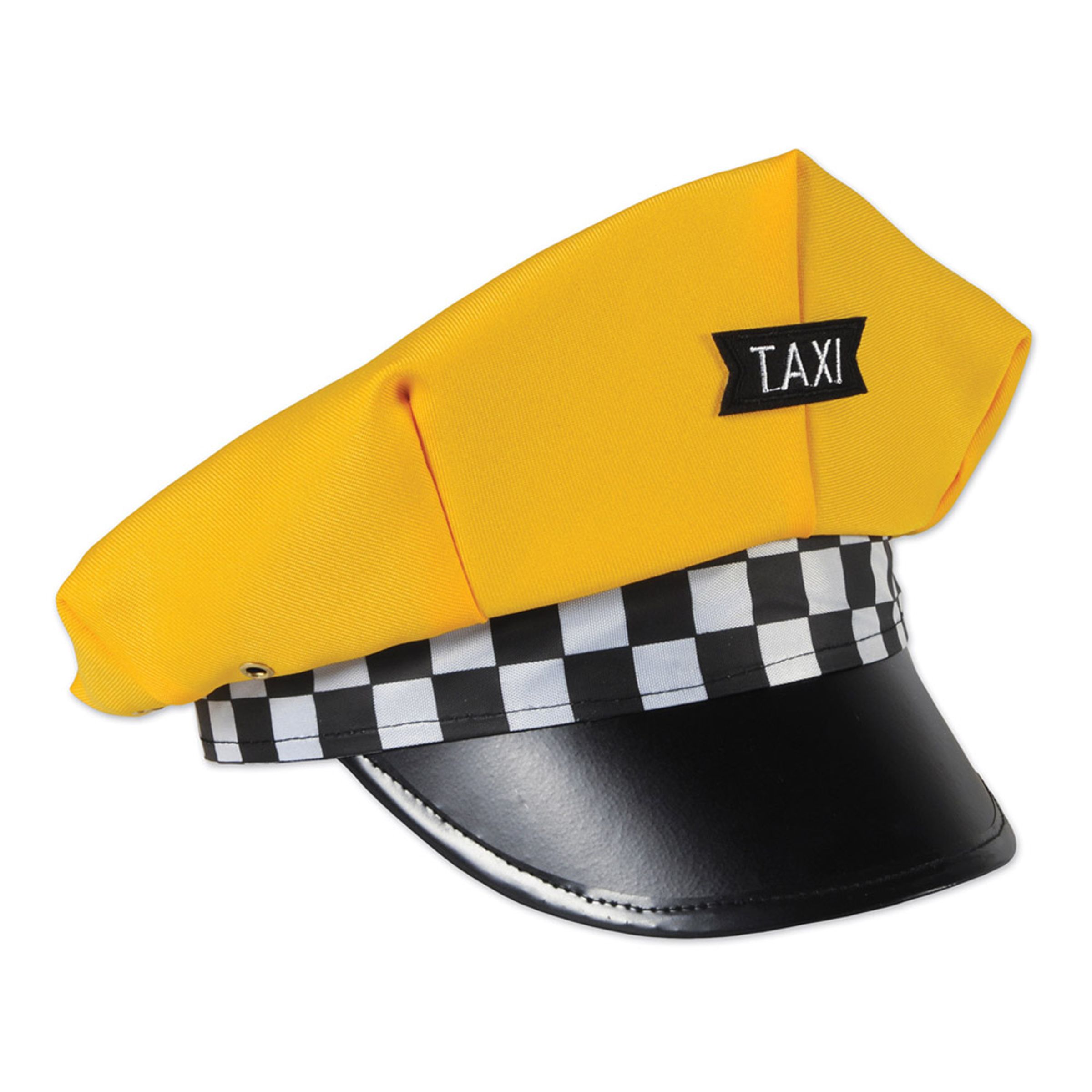Läs mer om Taxikeps Klassisk Gul - One size