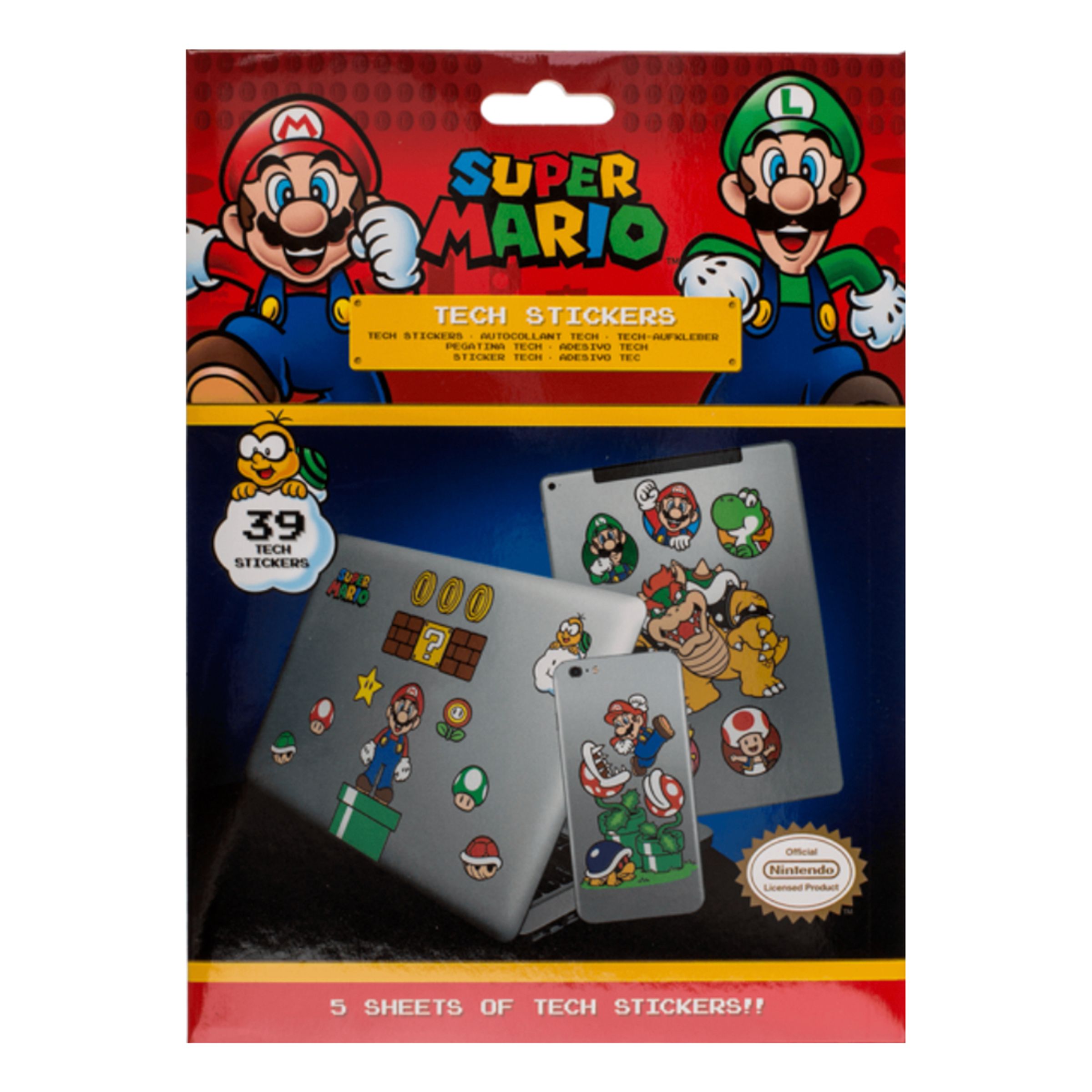 Super Mario Stickers Set