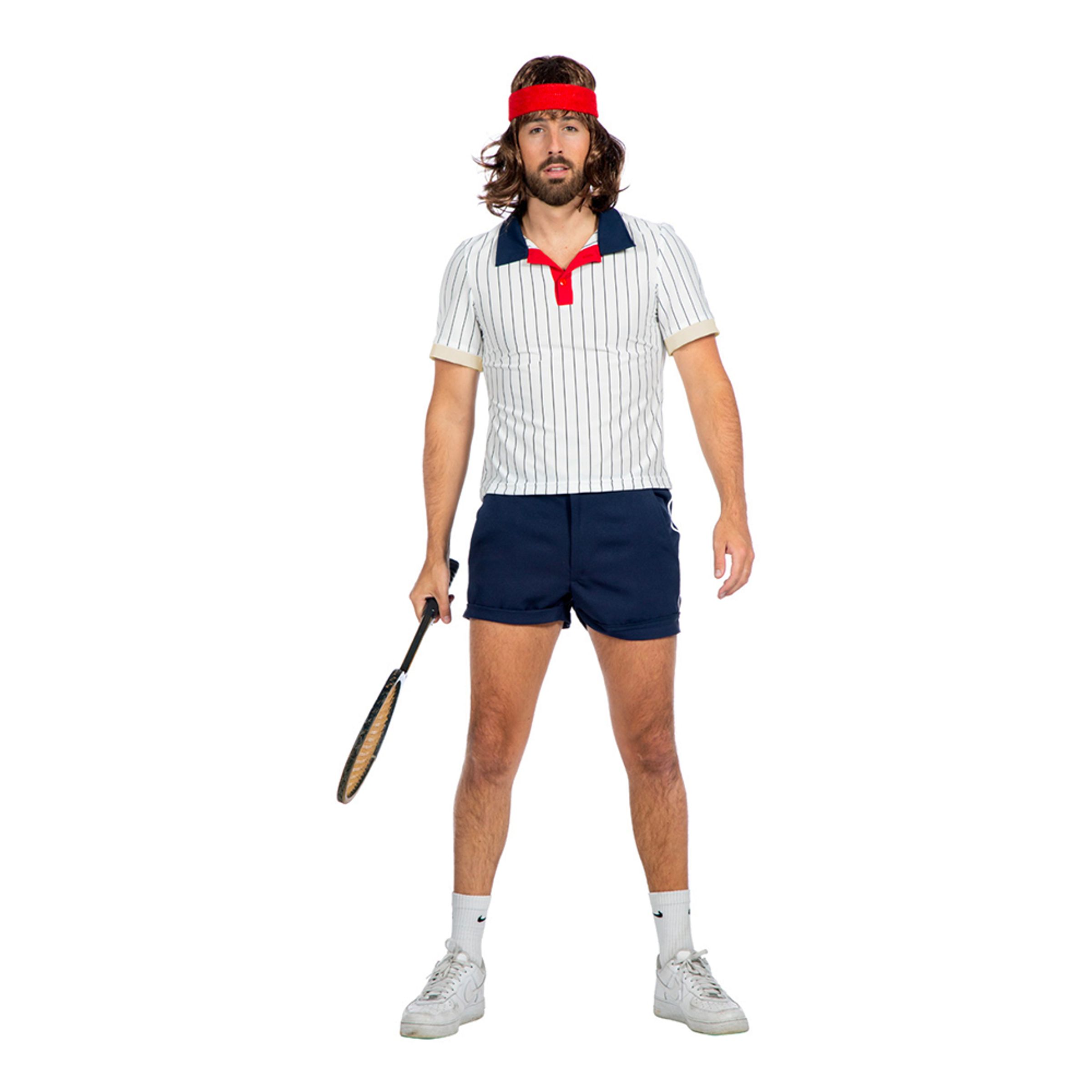 Tennisspelare Retro Herr Maskeraddräkt - 58