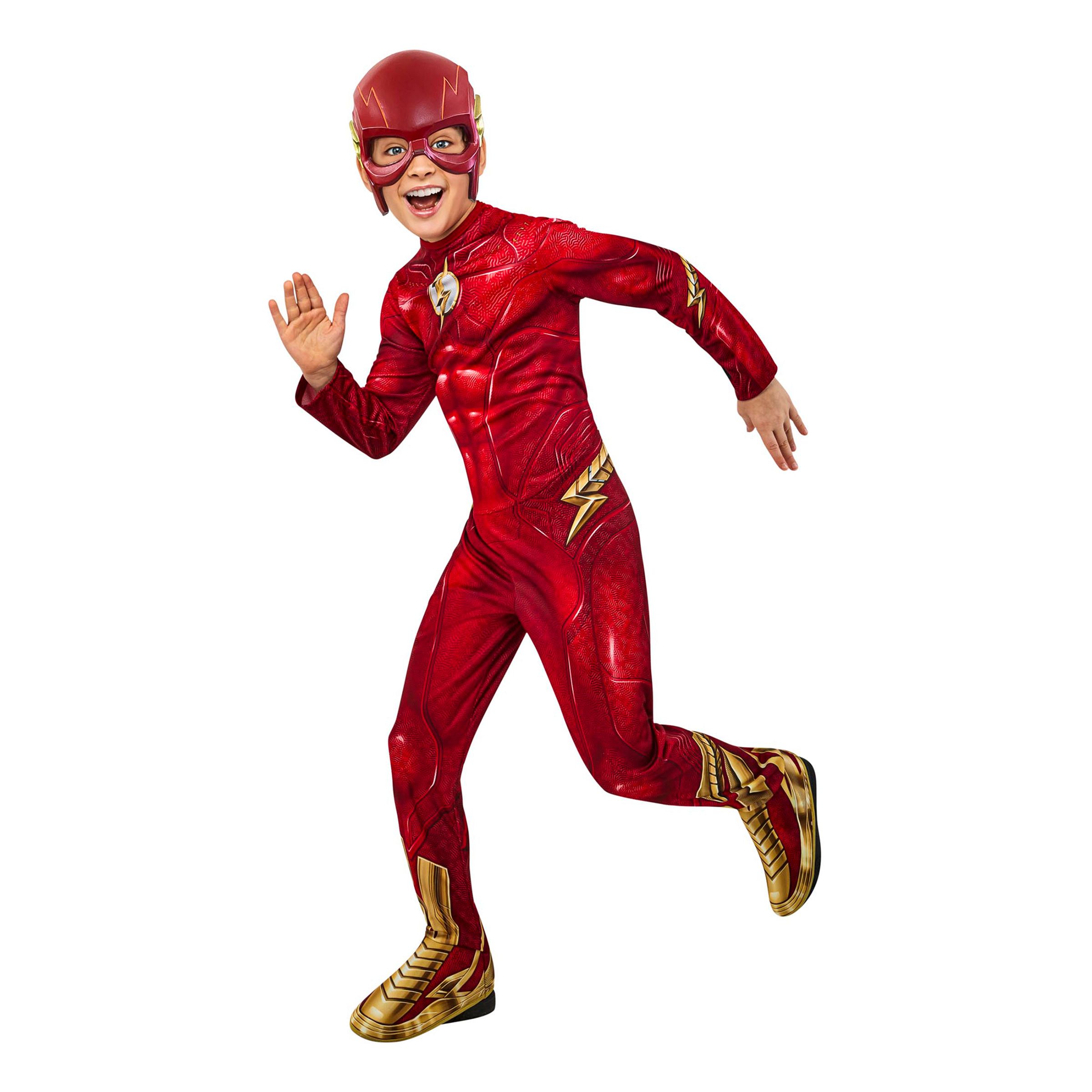 The Flash Barn Maskeraddräkt - Medium | Hem - Maskerad - Maskeraddräkter - Barndräkter | Maskeradspecialisten