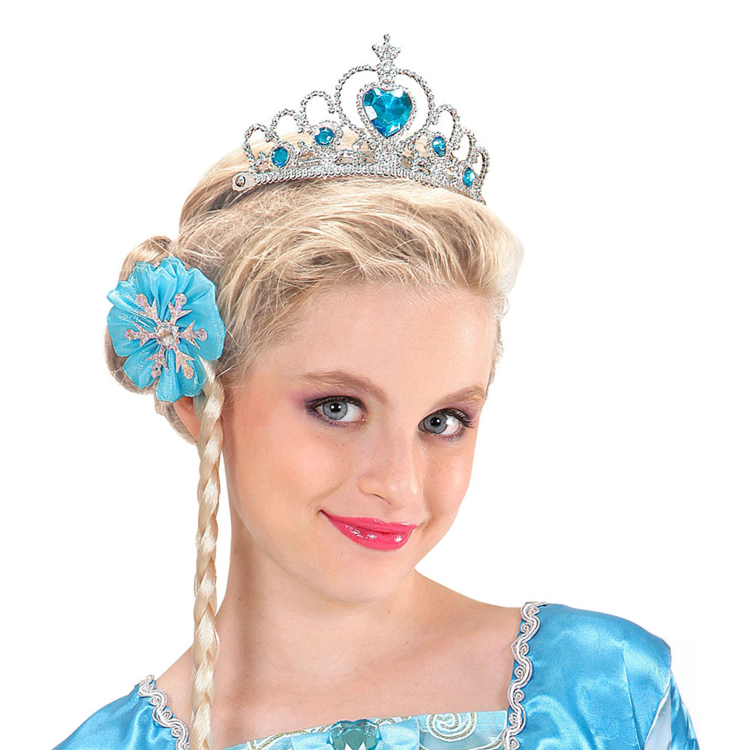 Tiara Silver med Turkosa Stenar - One size