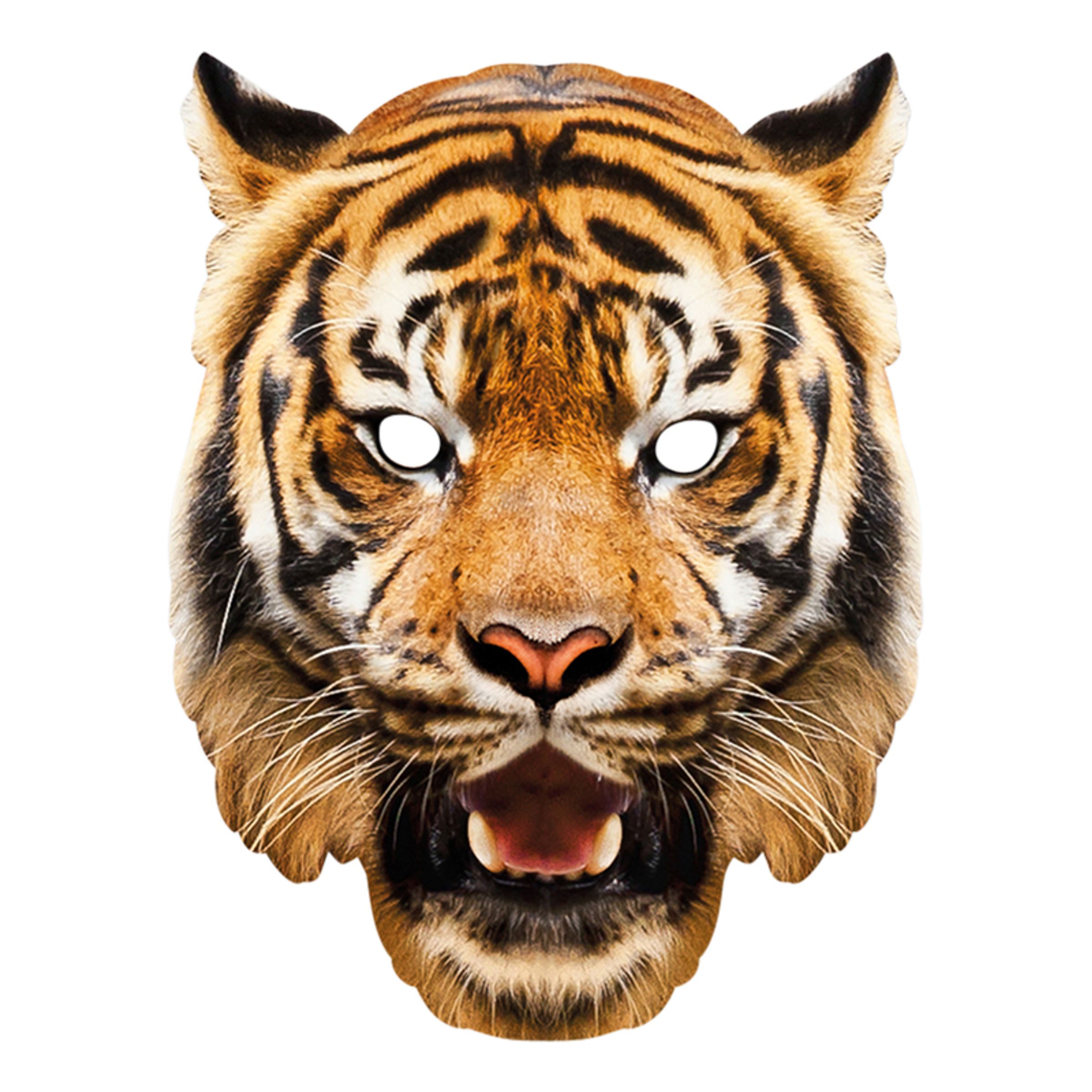 Tiger Pappmask