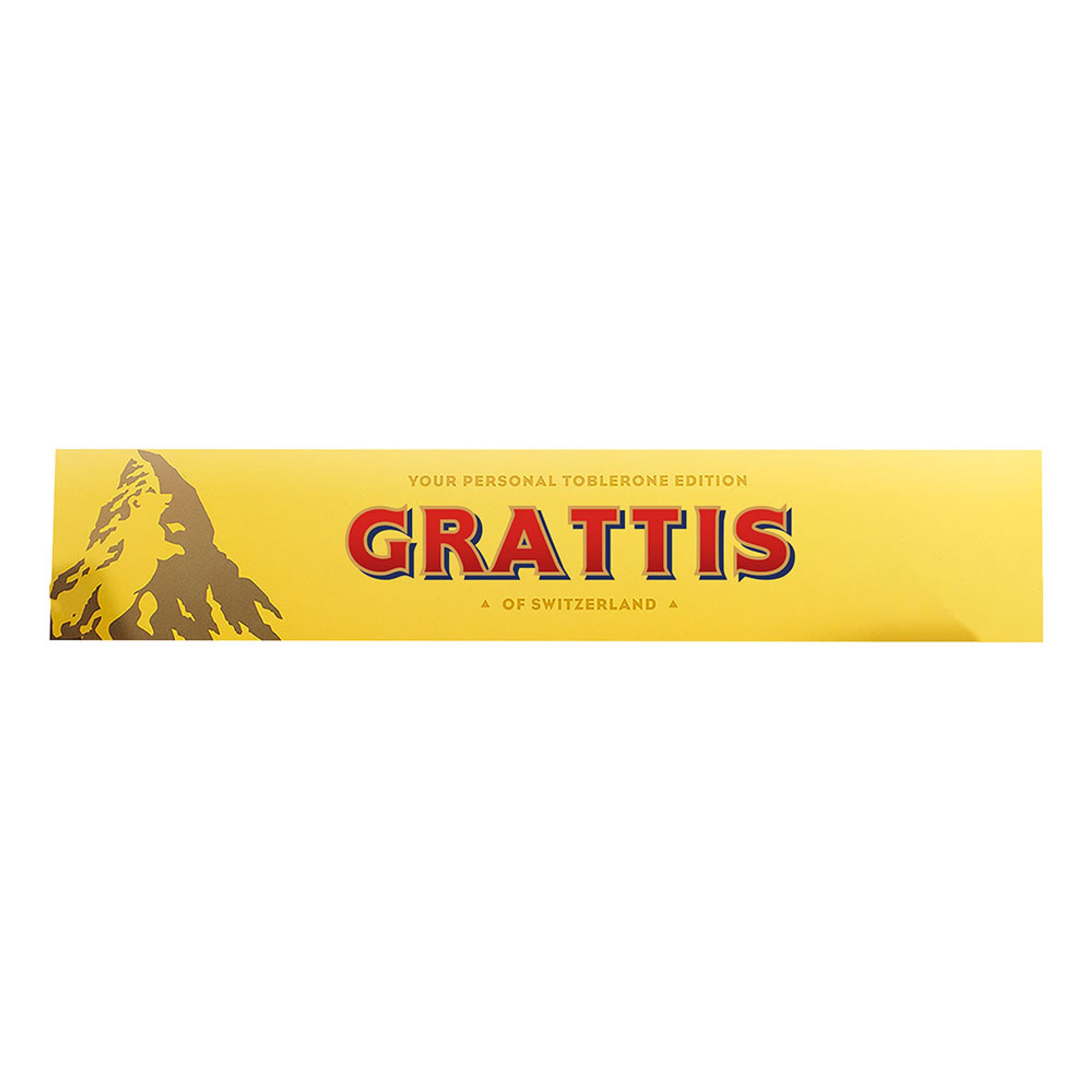 Toblerone Grattis - 360 gram