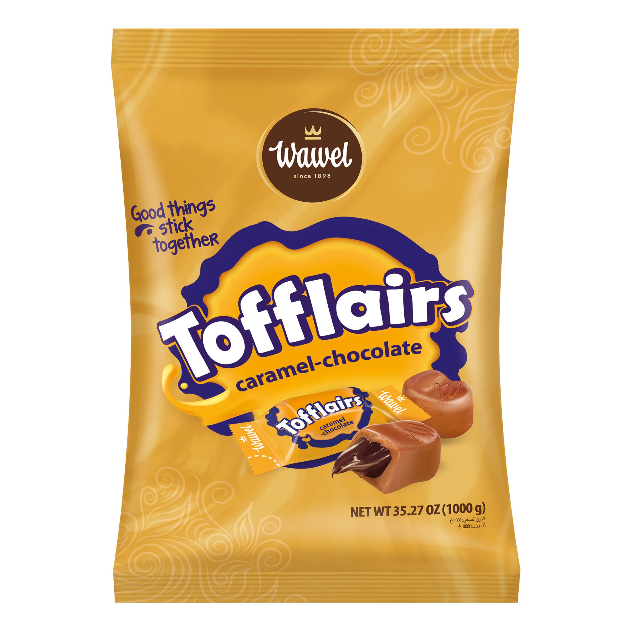 Wawel Tofflairs Karamel-Chokolade Økonomipakke - 1 kg