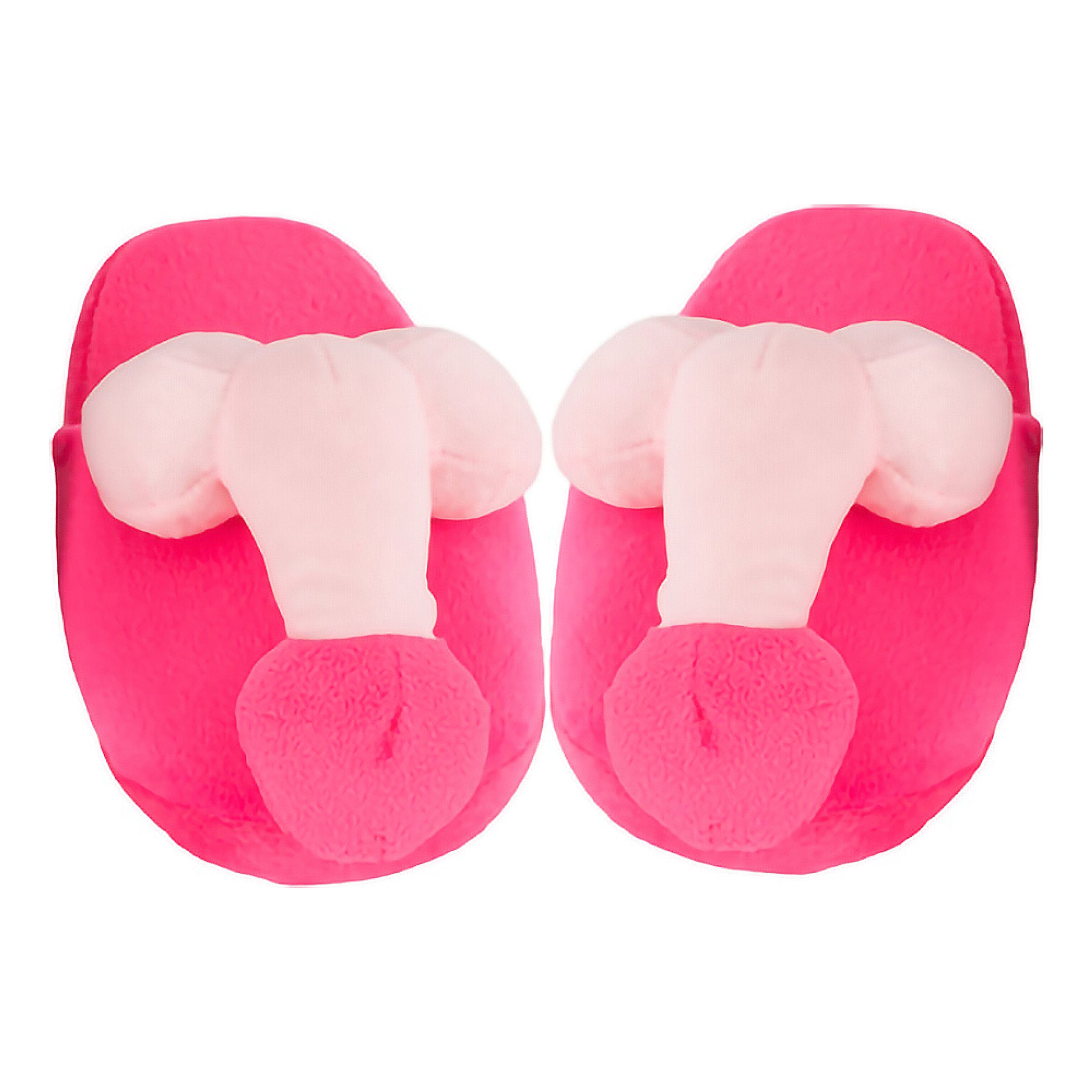Tofflor med Penis Rosa - One size | Hem - Roliga Prylar - Sex & Lust - Sexspex | Pryloteket