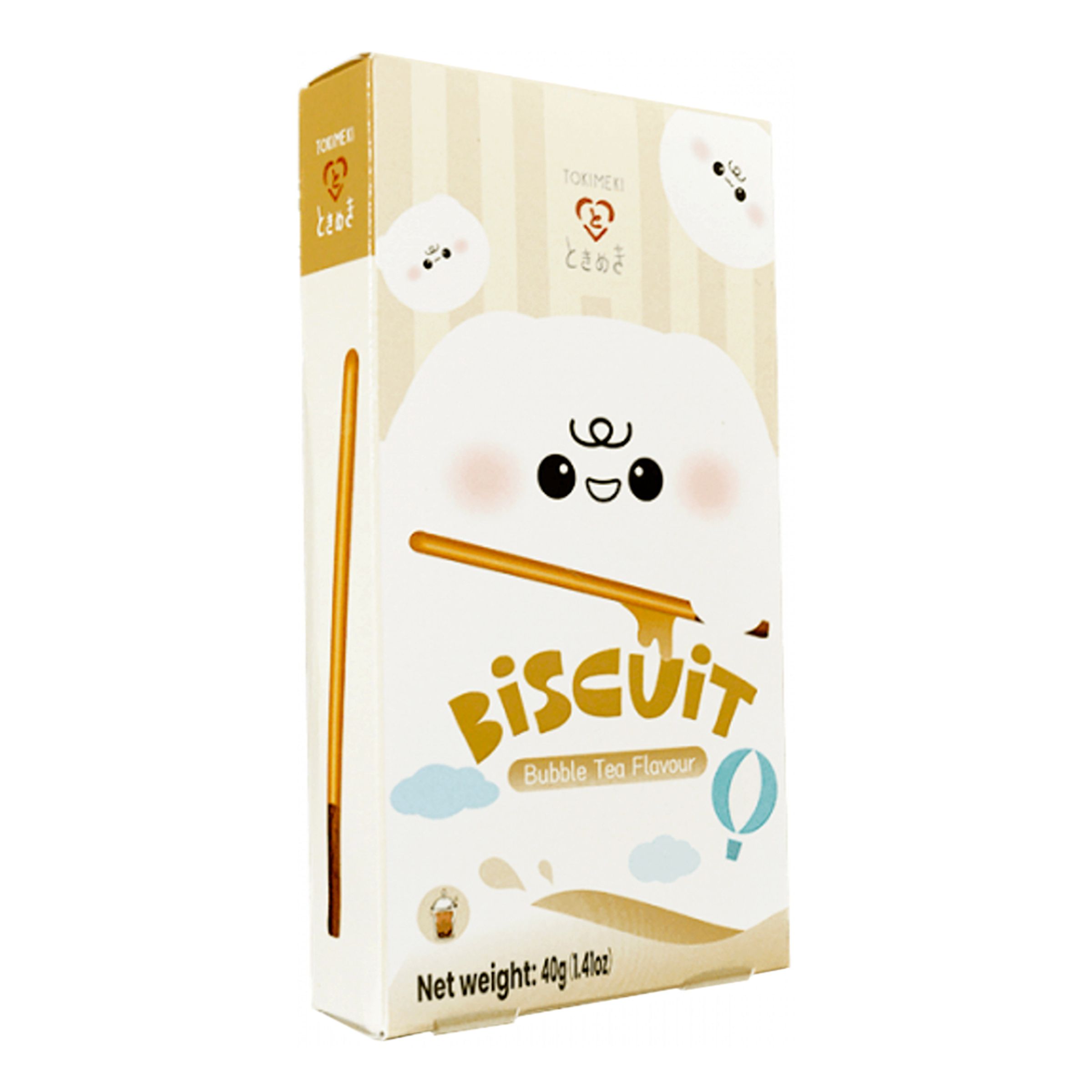 Tokimeki Biscuit Stick Bubble Tea - 40 gram