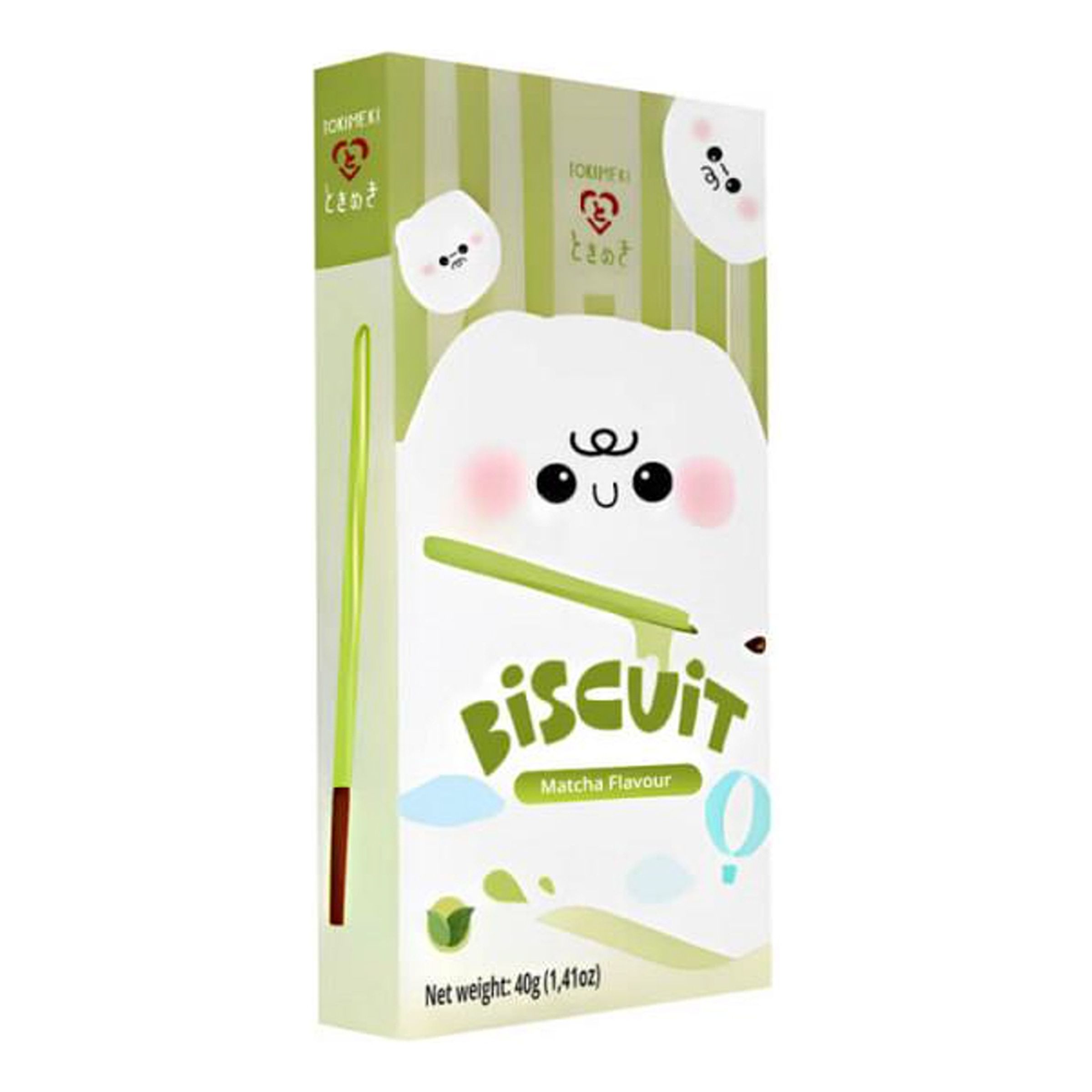 Tokimeki Biscuit Stick Matcha - 40 gram