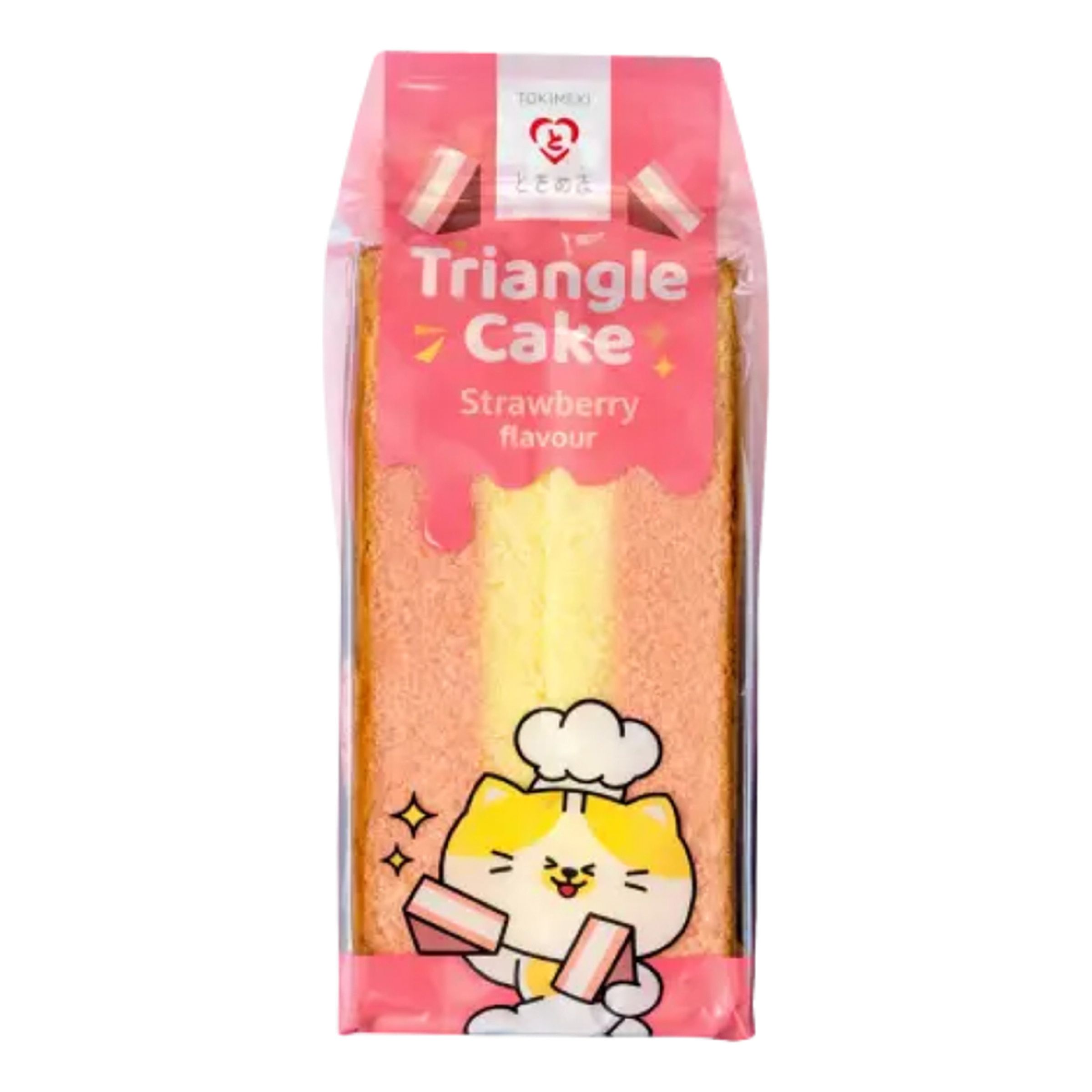 Tokimeki Triangle Sponge Cake Strawberry - 90 g | Hem - Godis & Läsk - Skafferi - Kex & Kakor | Maskeradspecialisten