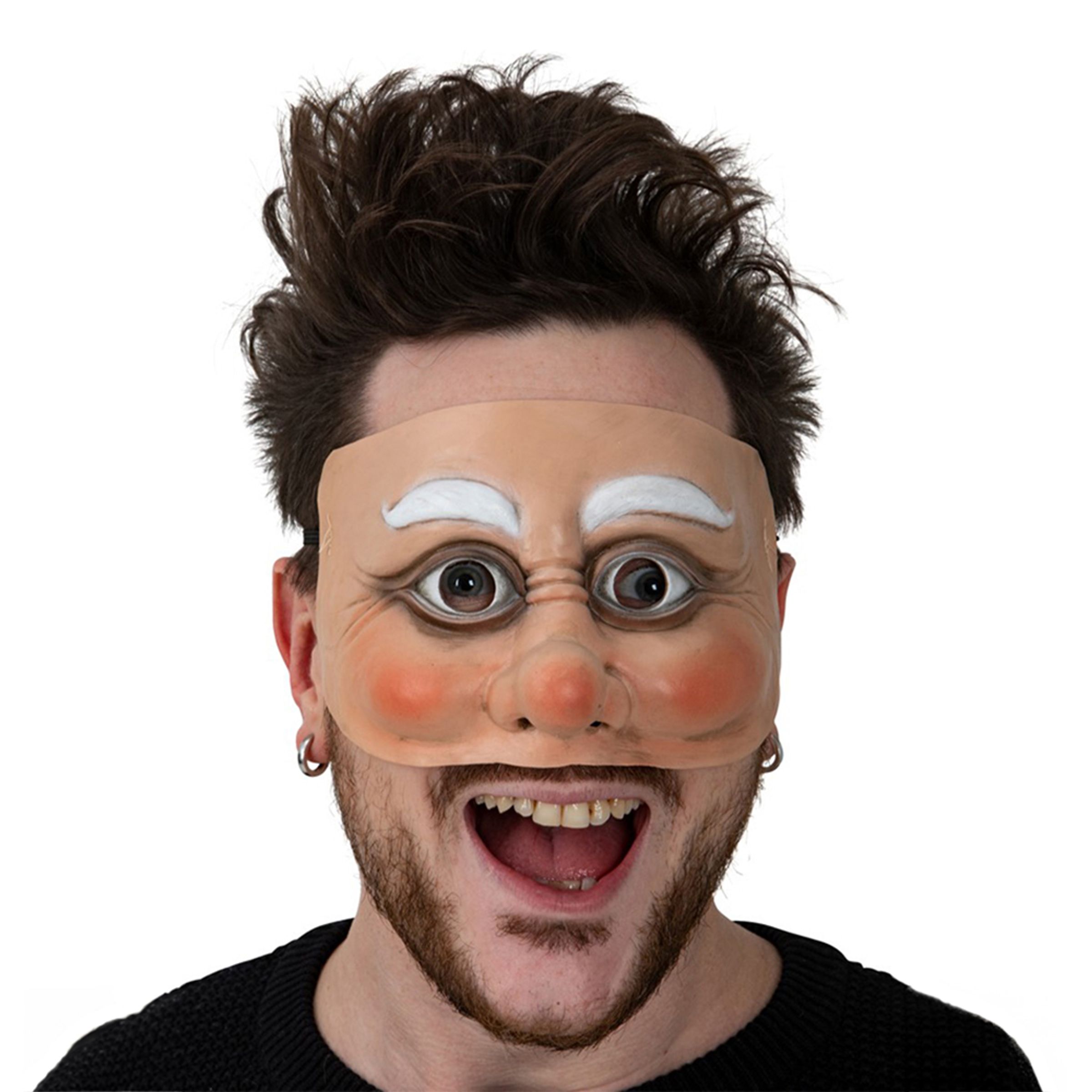 Tomteögon Latexmask