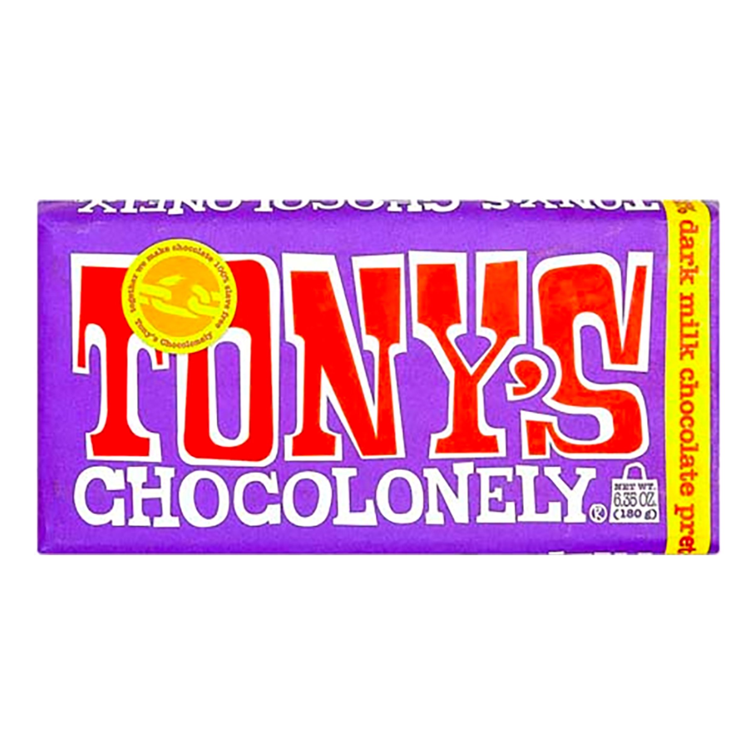 Tonys Chocolonely Dark Milk Chocolate Pretzel - 180 gram