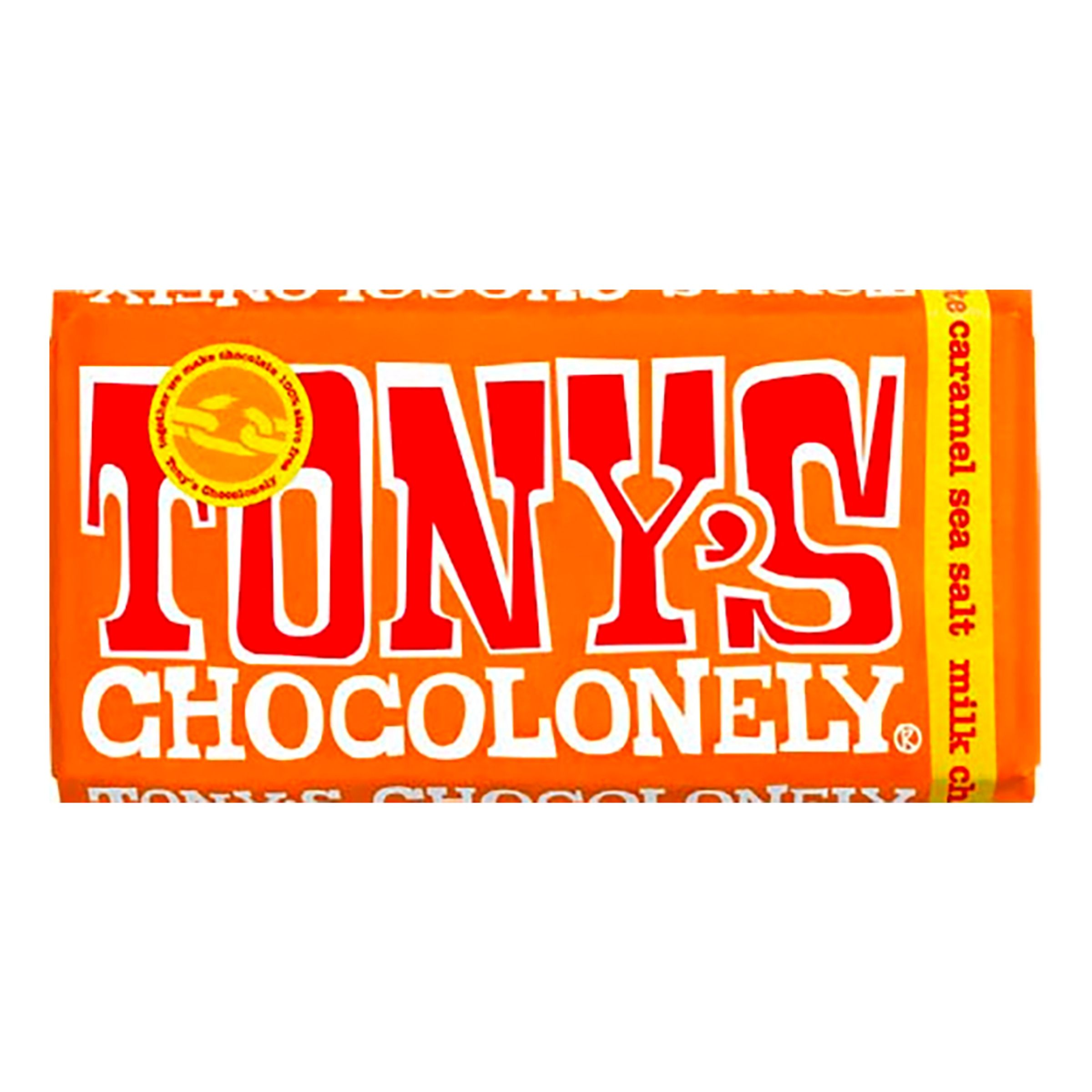 Tonys Chocolonely Milk Chocolate Caramel Sea Salt - 180 gram