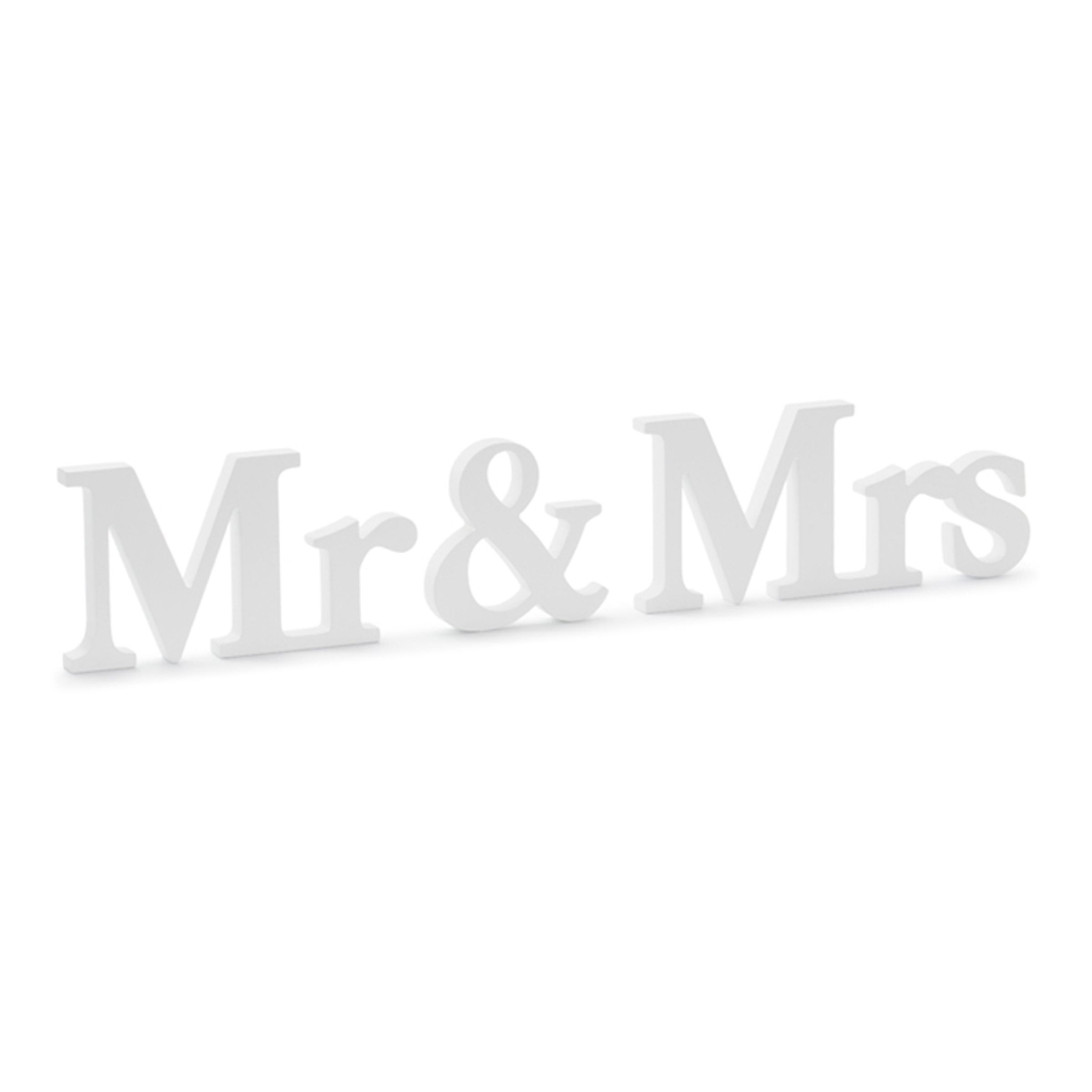 Läs mer om Träbokstäver Mr & Mrs