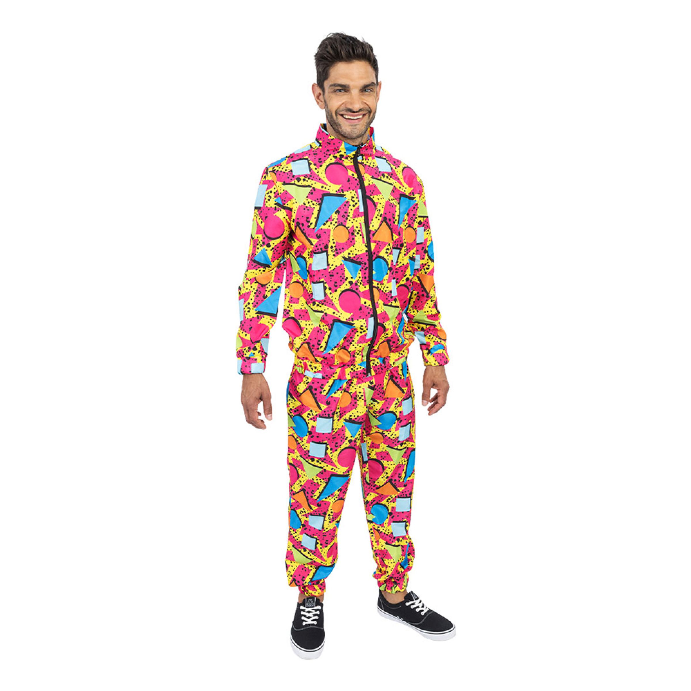 Tracksuit 90s Retro - X-Large | Hem - Maskerad - Maskeraddräkter - Herrdräkter | Maskeradspecialisten