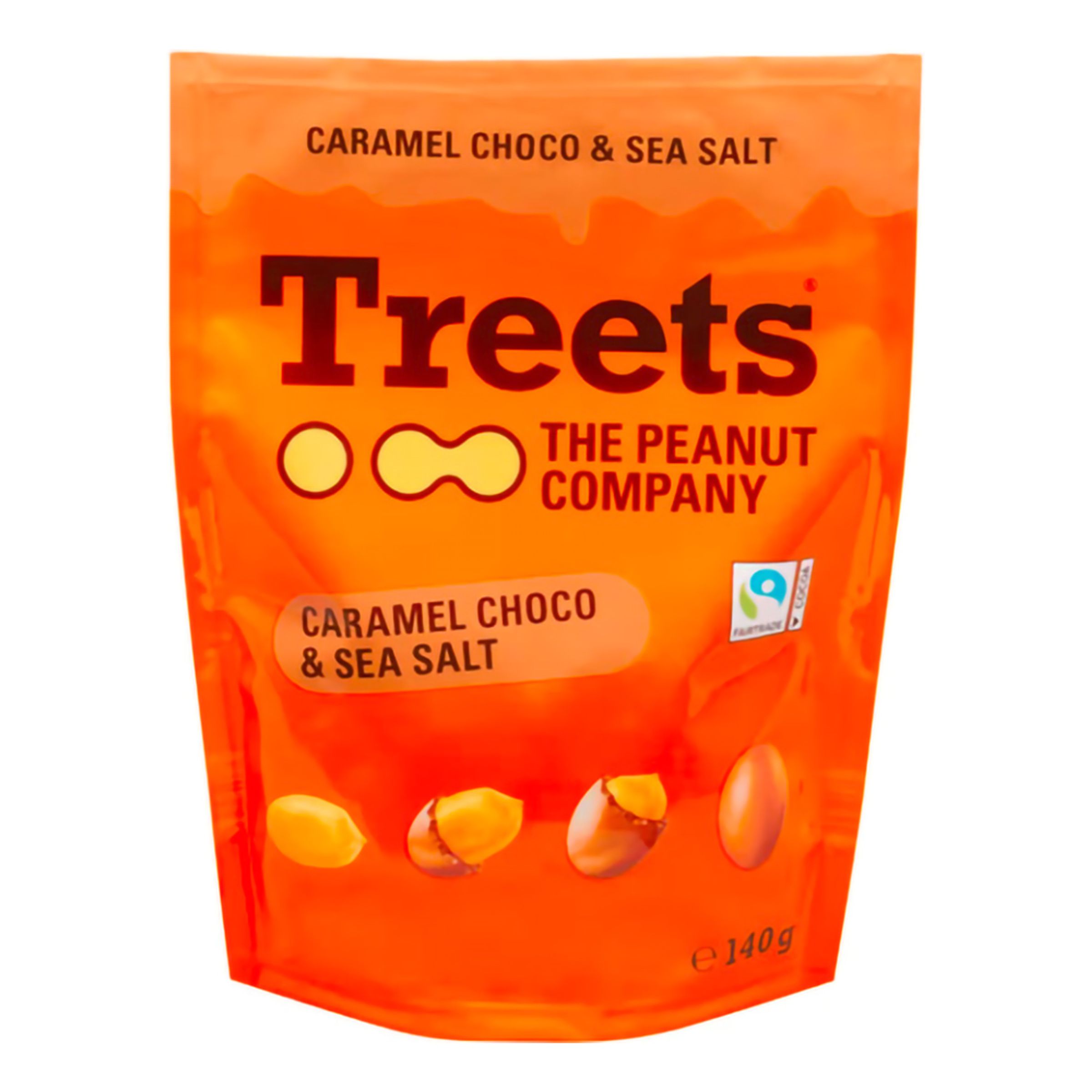 Treets Caramel Choco & Sea Salt - 140 gram