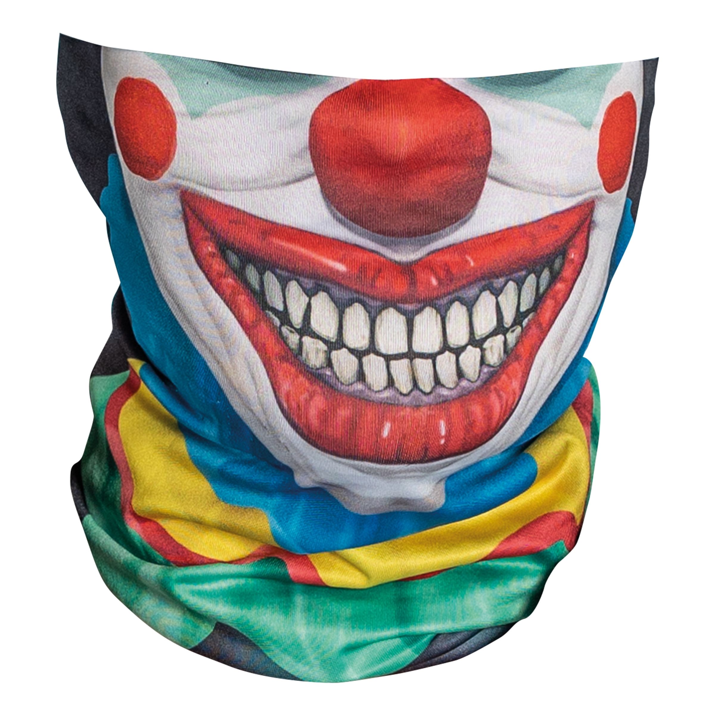 Läs mer om Tubhalsduk Läskig Clown - One size
