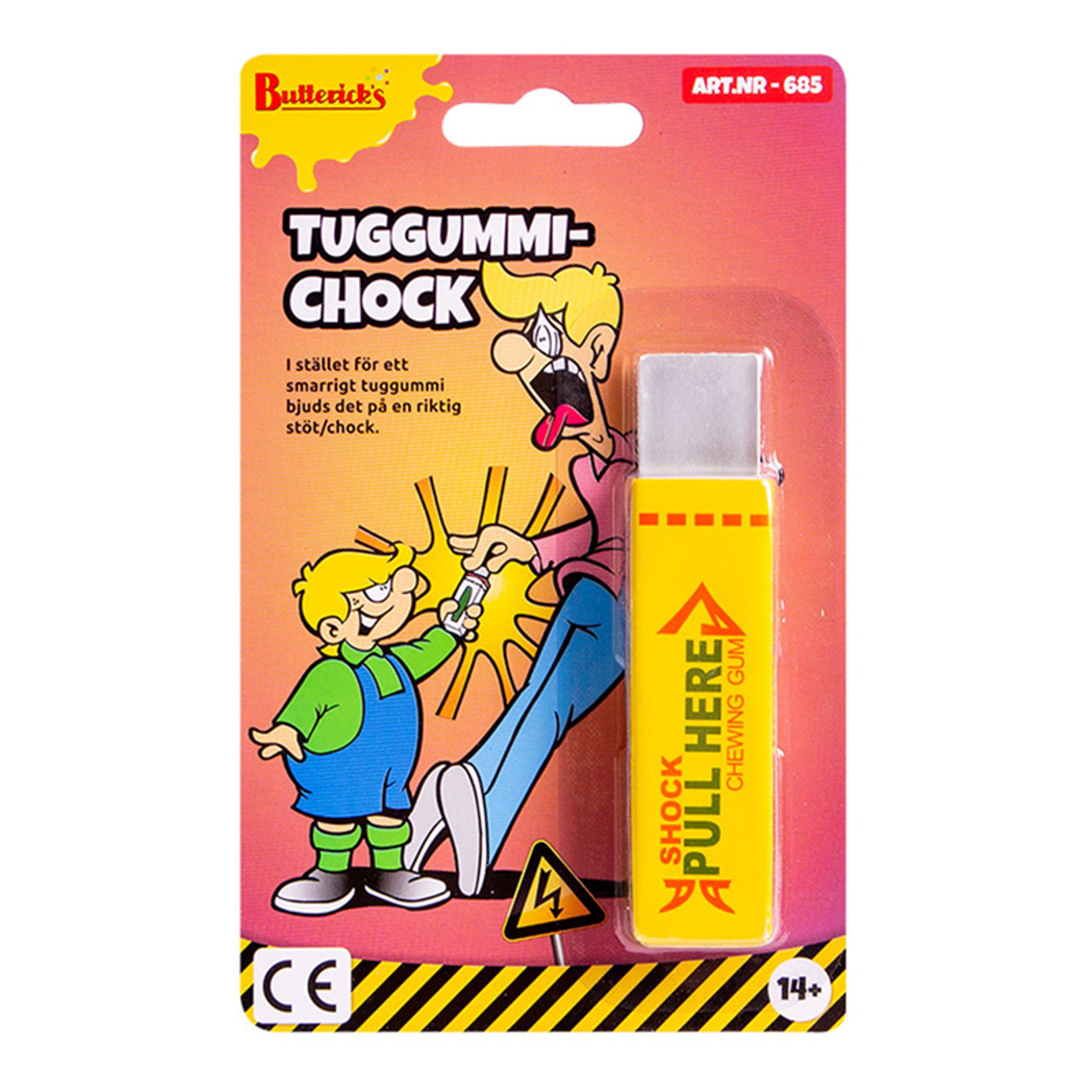 Tuggummi med Elchock Skämtartikel