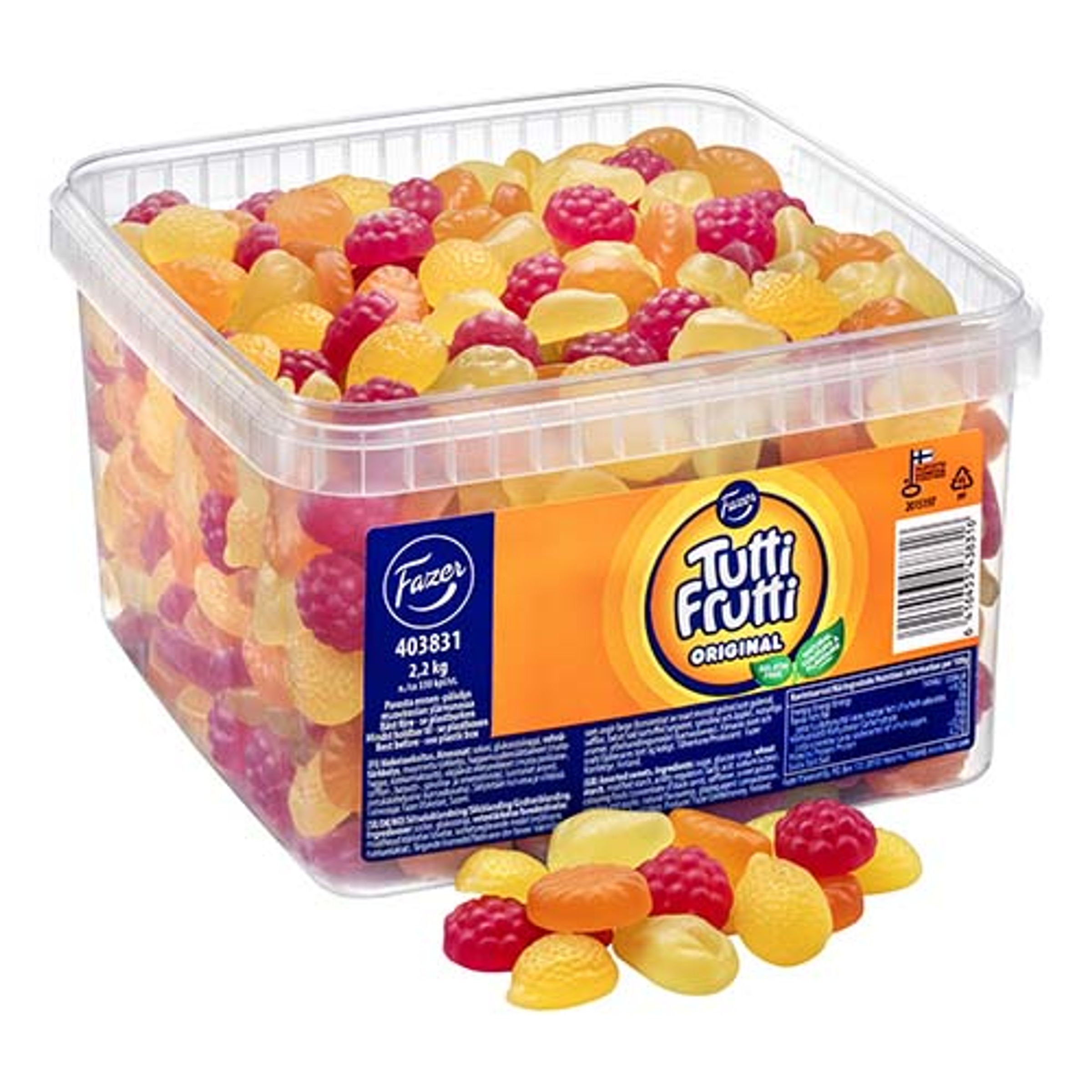 Läs mer om Tutti-Frutti Original Lösvikt i Burk - 2.2 kg