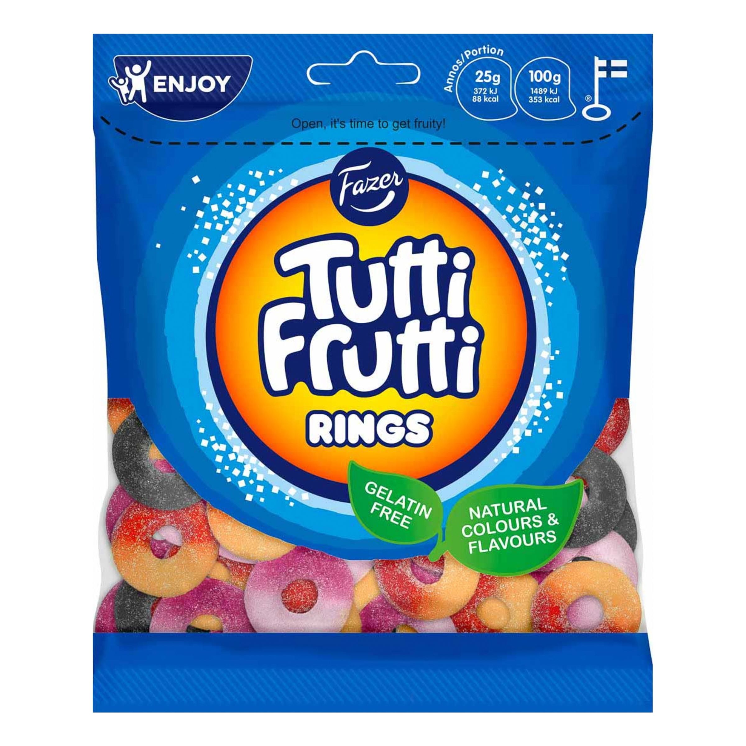 Tutti Frutti Rings - 120 gram