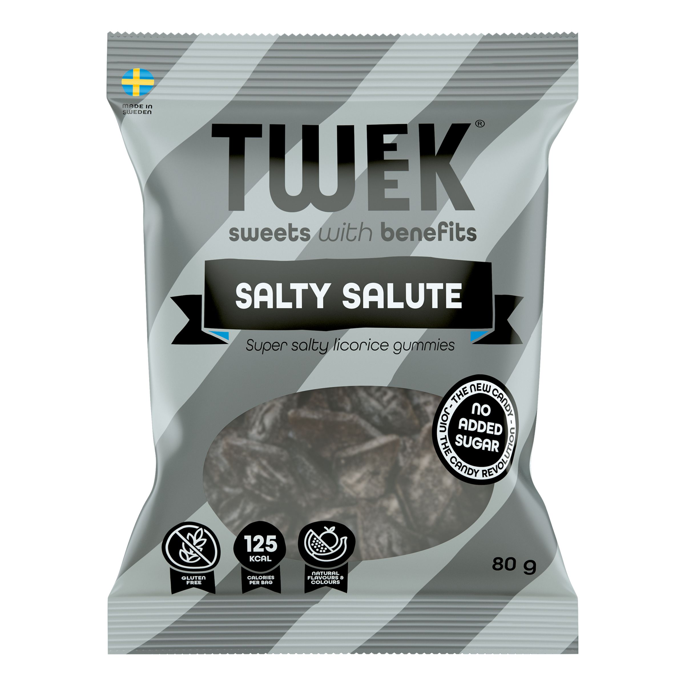Tweek Salty Salute - 80 gram | Hem - Godis & Läsk - Godis - Lakrits | Pryloteket